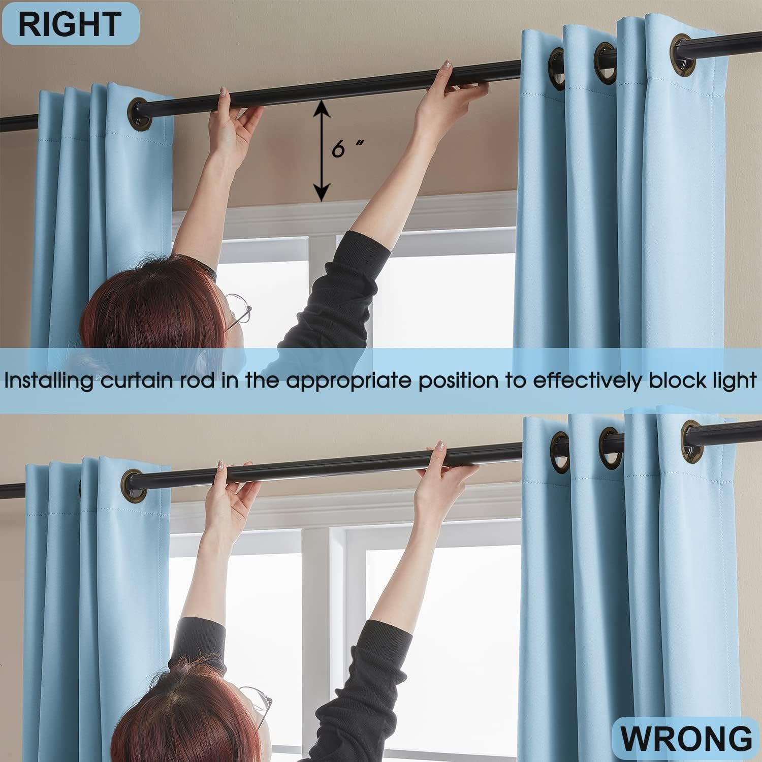 Rutterllow Cortinas 100 % opacas, sombra completa 84 pulgadas de largo para sala de estar, cortinas con aislamiento térmico para dormitorio (2