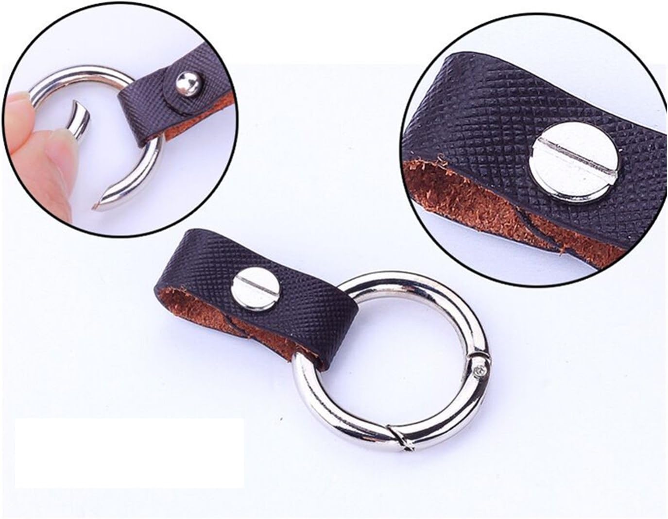 M.JVisun Funda hecha a mano para llavero de automóvil para Chevrolet Chevy Aveo Camaro Cruze Epica Equinox Impala Lova RV Malibu Sail3 Sonic SS