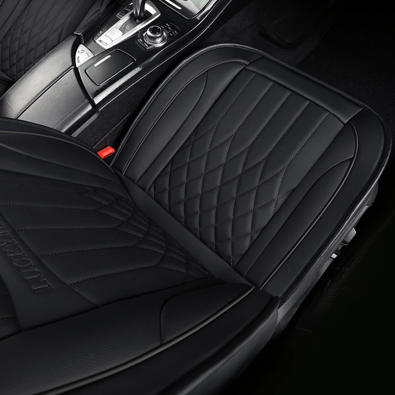 LUCKYMAN CLUB J01-LH – Juego completo de fundas universales para asiento de automóvil, se adapta a la mayoría de los sedanes, SUV, camiones,