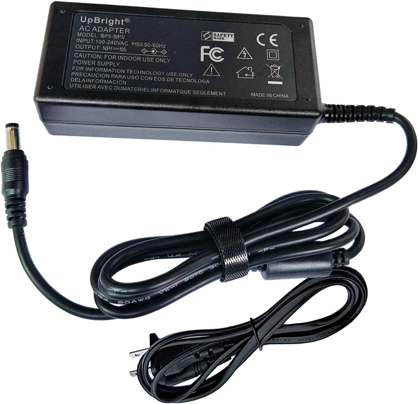 UpBright Adaptador de 12 V CACC compatible con Soundcast VGX Series VG7 portátil premium para exteriores inalámbrico de rango completo sistema de