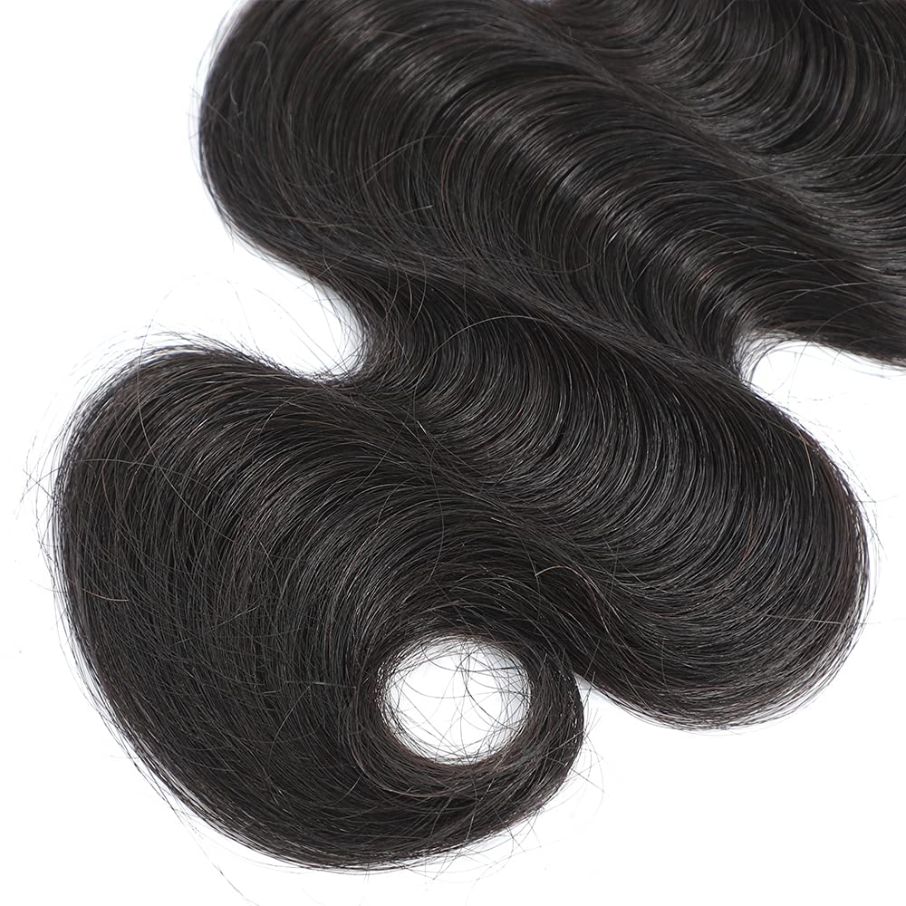 12A Grade Brazilian Body Wave Human Hair Bundles Weave Hair Human Bundles Brazilian Virgin Hair (8 Inch,Only 1 Bundle)