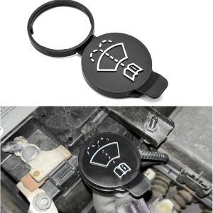 Tapa de botella de depósito de líquido para limpiaparabrisas, cubierta de tapa de anillo de tanque de botella de almacenamiento de líquido de Tapa de botella de depósito de líquido para limpiaparabrisas, cubierta de tapa de anillo de tanque de botella de almacenamiento de líquido de