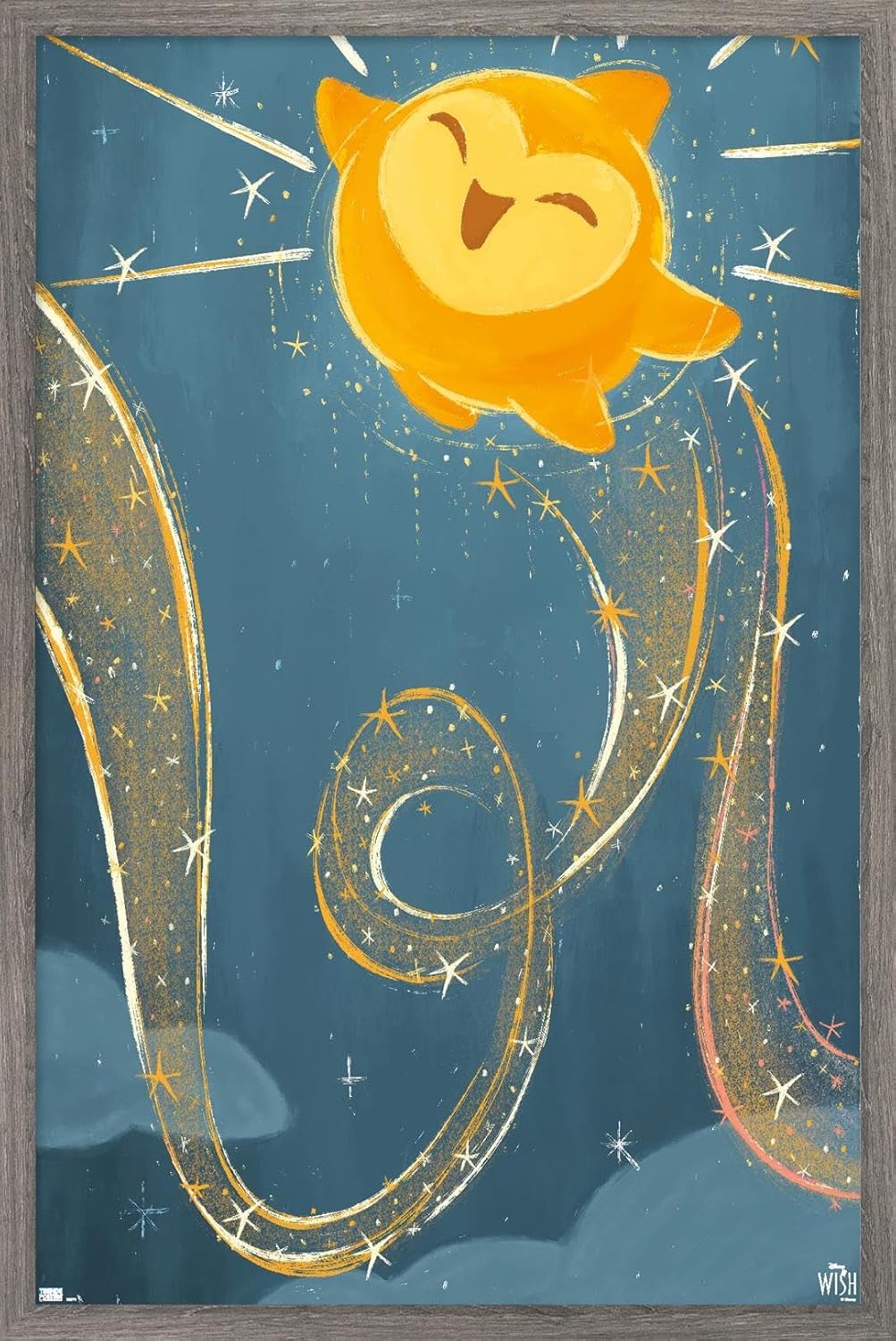 Trends International Disney Wish – Póster de collage 5 (estrella) para pared