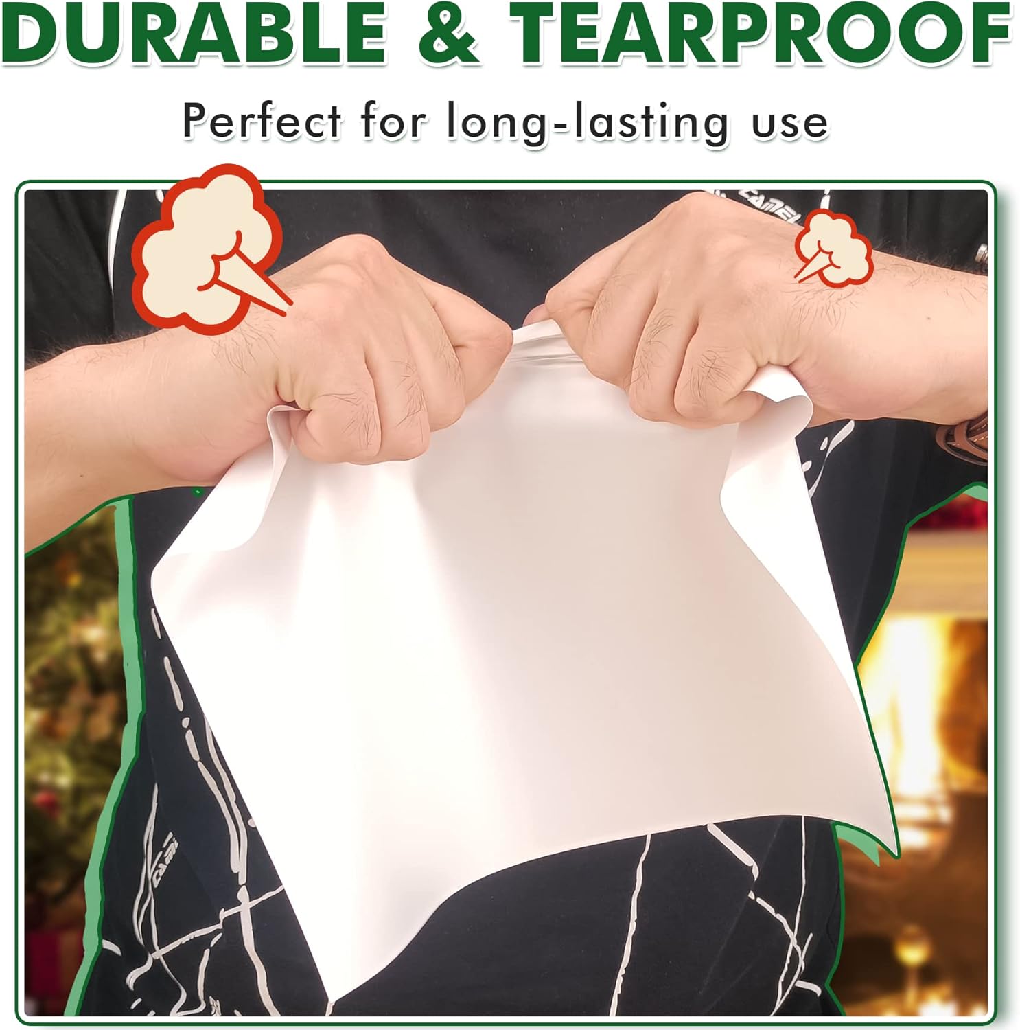 Koala – Papel impermeable para impresora láser, papel de impresora a prueba de desgarros, película blanca imprimible de doble cara mate de 8.5 x 11