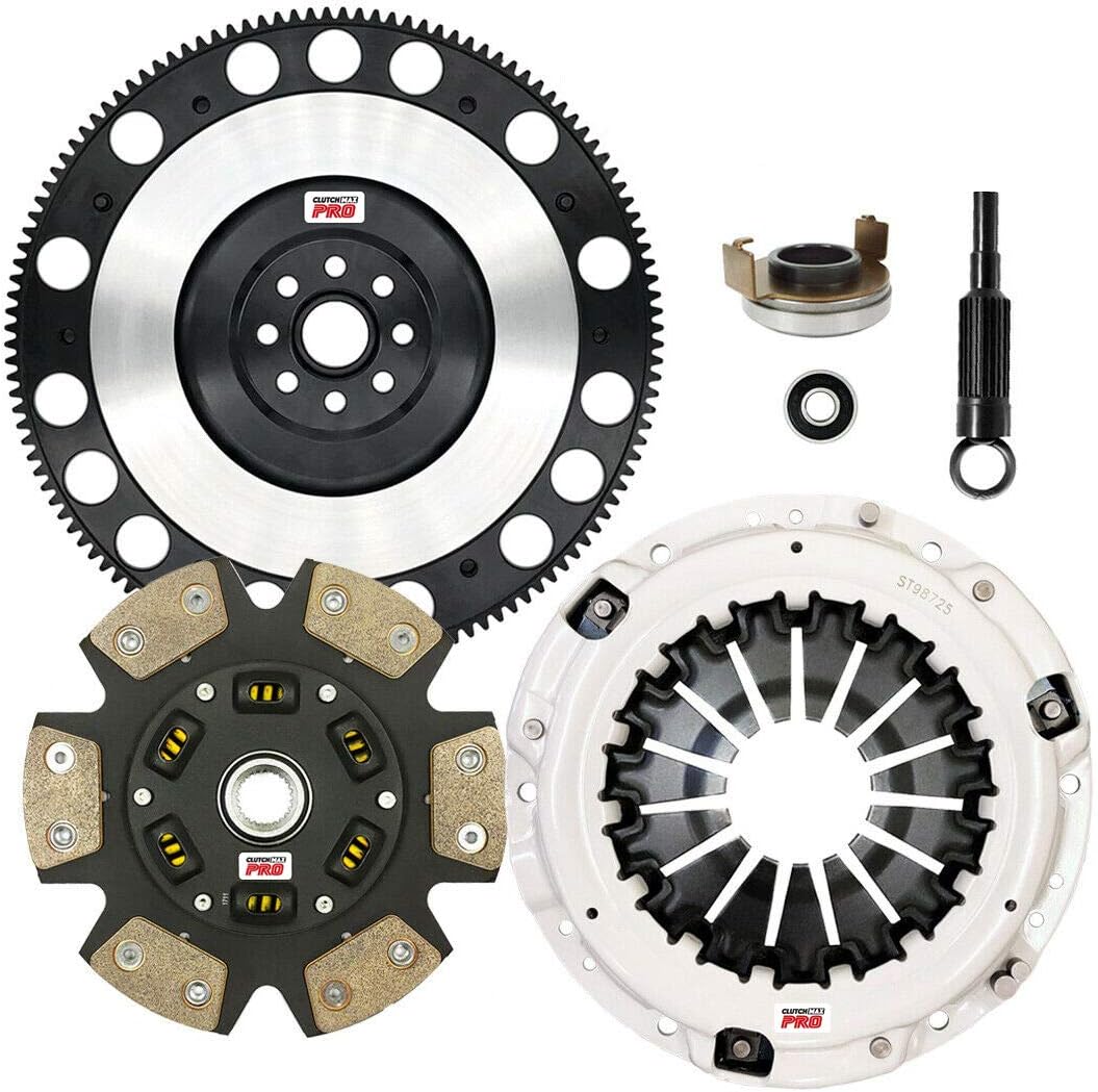 ClutchMax PRO Performance Stage 3 Kit de embrague con volante Chromoly compatible con Saab 9-2X, Subaru Baja, Forester, Impreza WRX, Legacy GT,