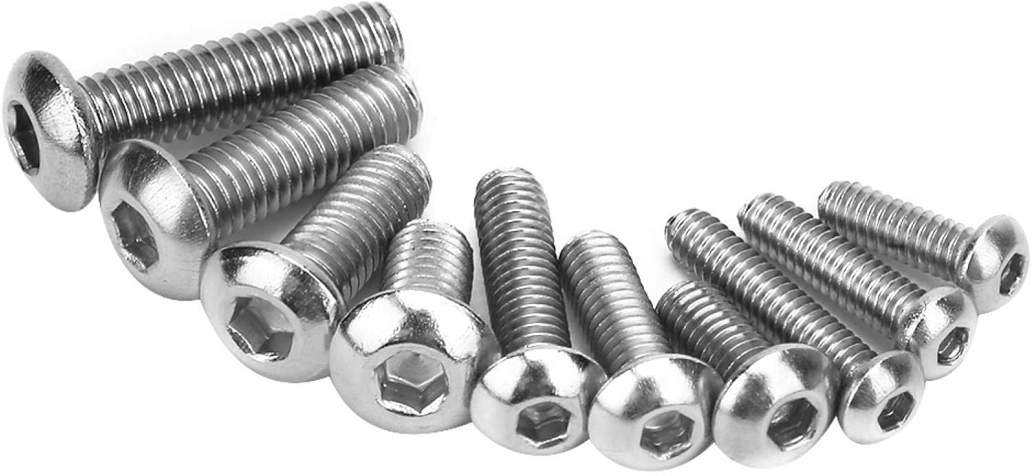 Juego de 240 tornillos hexagonales M2x6 M2x8 M2x10 M3x6 M3x8 M3x10 M3x12 M2.5×6 M2.5×8 M2.5×10 Juego de tuercas hexagonales de acero inoxidable con