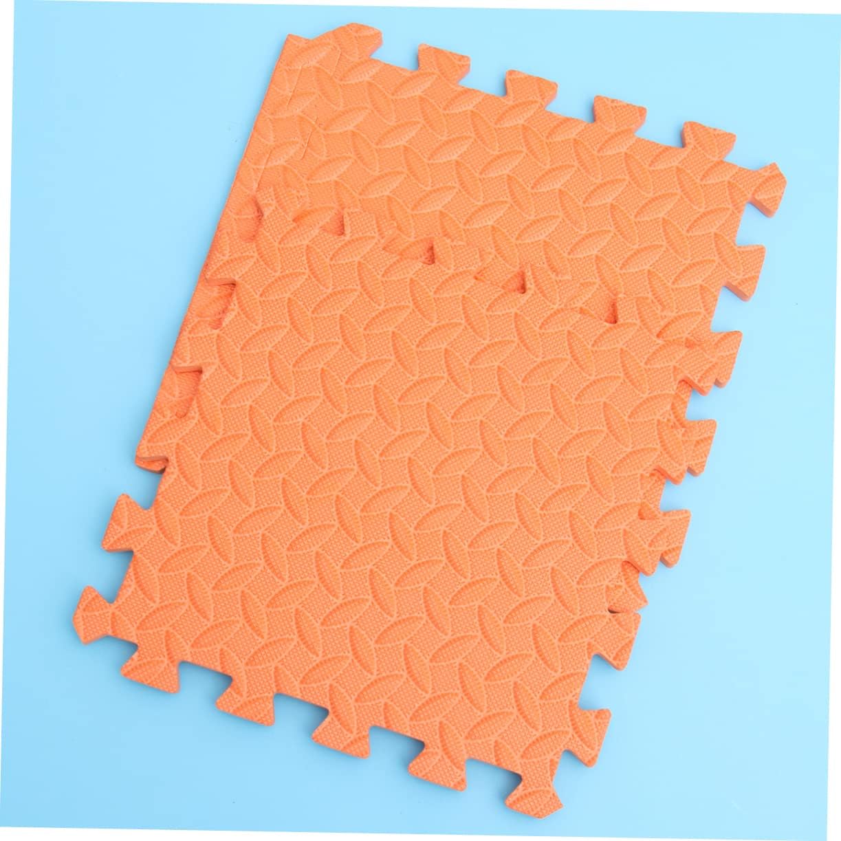 Kisangel Alfombra acolchada para niños, 6 unidades, azulejos de espuma, rompecabezas de piso, tapete extragrande, azulejos de Eva, tapete de