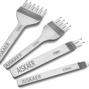 Juego de cinceles Aiskaer & Reg de acero inoxidable, 1246dientes, hágalo usted mismo Juego de cinceles Aiskaer & Reg de acero inoxidable, 1246dientes, hágalo usted mismo