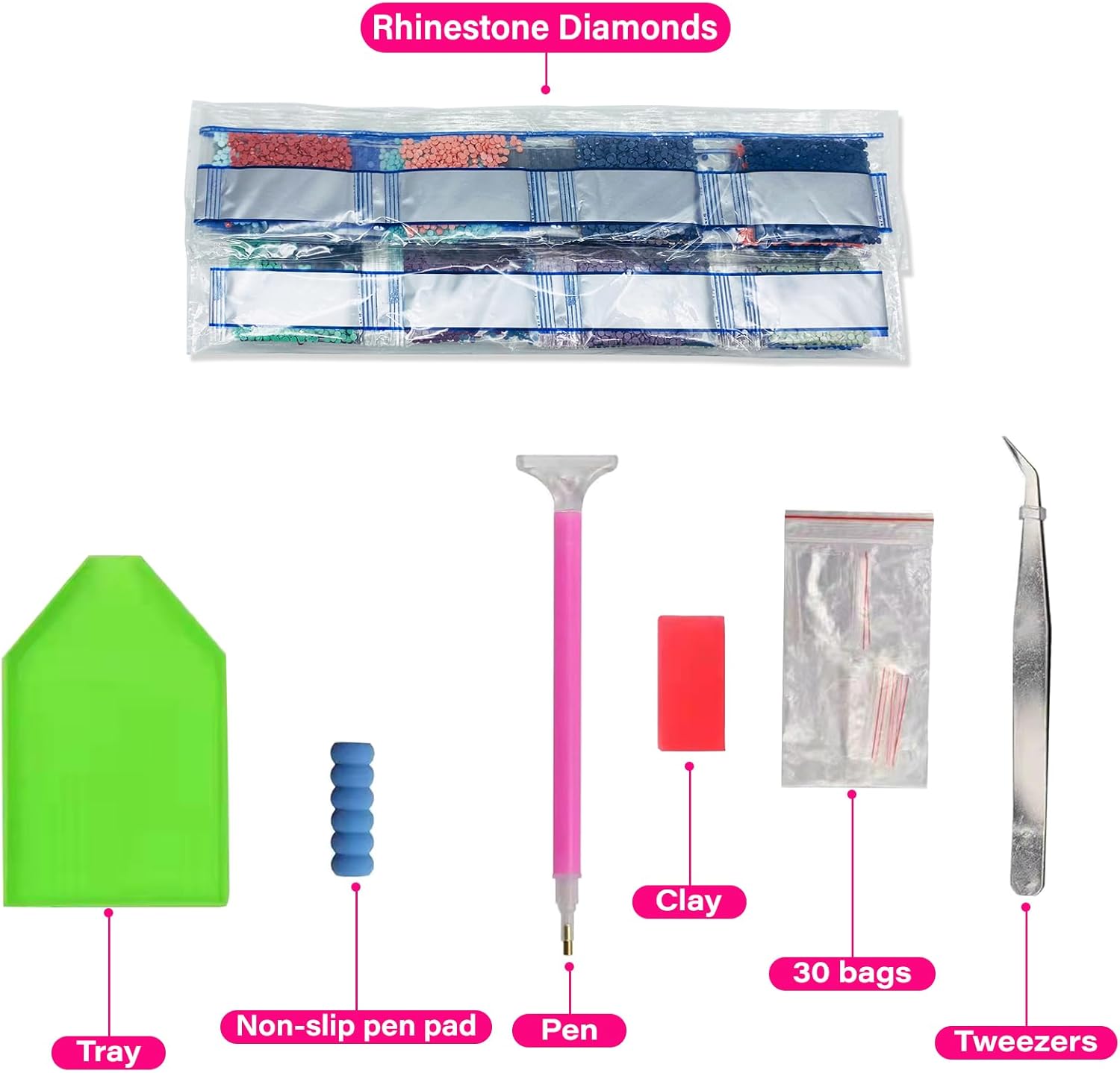 FILASLFT Kits de pintura de diamantes de Halloween para adultos, kits de arte de diamantes para principiantes, 5D, diamantes de imitación de