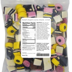 Gustaf’s Regaliz inglés Allsorts – 2.5 LB Gustaf’s Regaliz inglés Allsorts – 2.5 LB