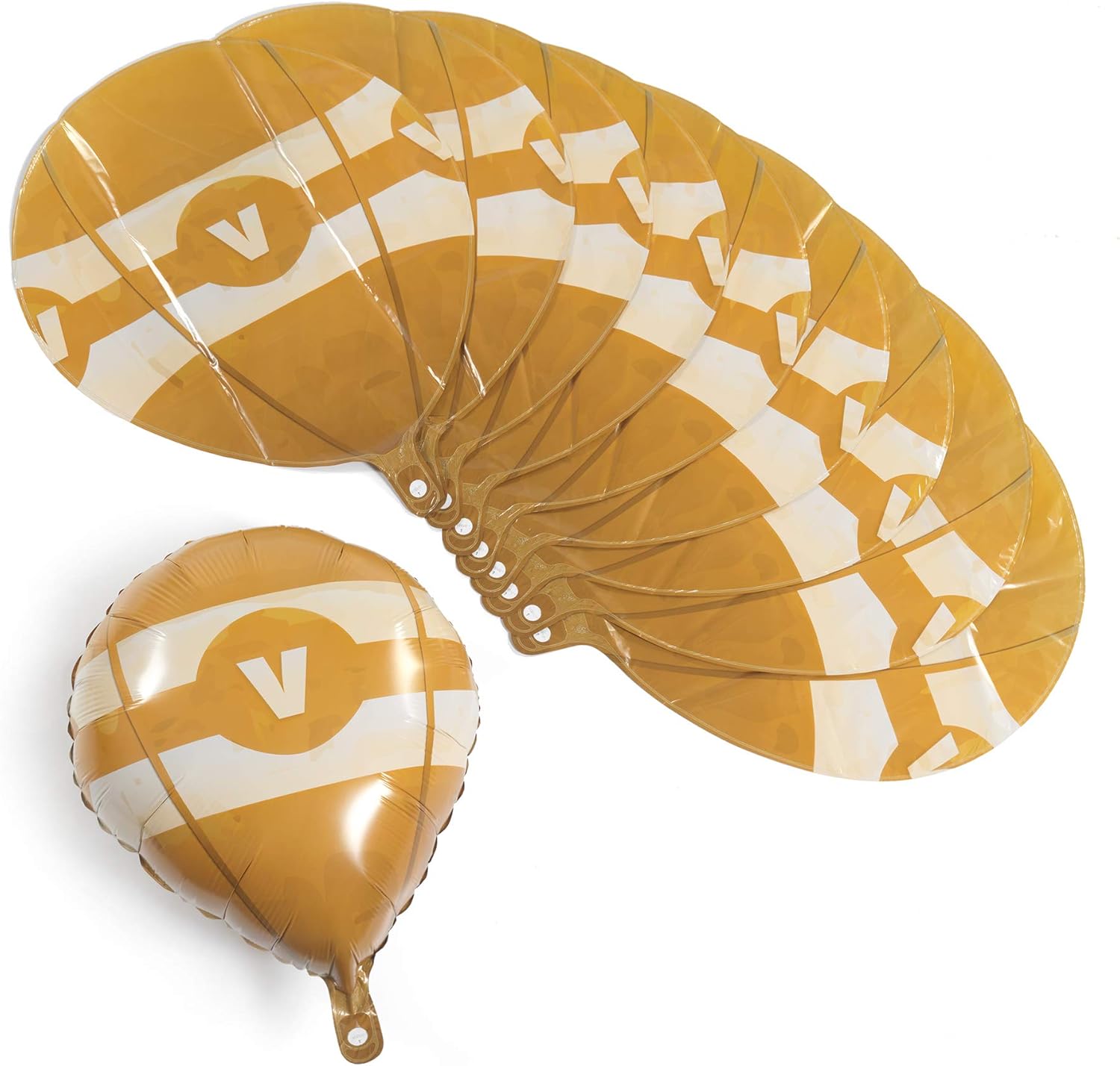 Globos amarillos grandes para caja de botín (paquete de 10)  Suministros de fiesta de cumpleaños para jugadores  Va con mercancía, jarras para