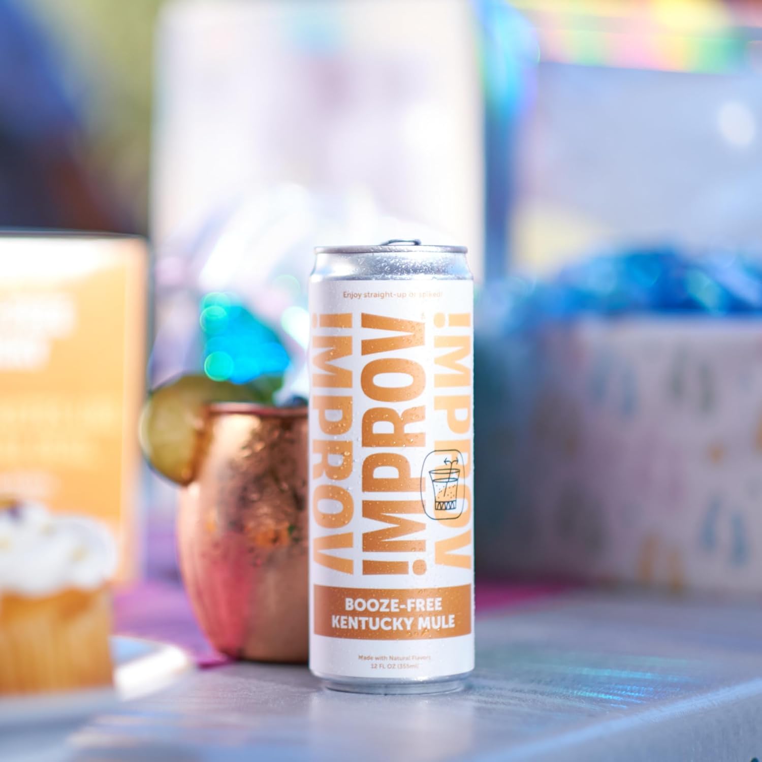 IMPROV Cócteles sin alcohol, bebida sin alcohol de 12 onzas, mezclador de bebidas sin alcohol, vegano, sin gluten, cero prueba (paquete de 4)