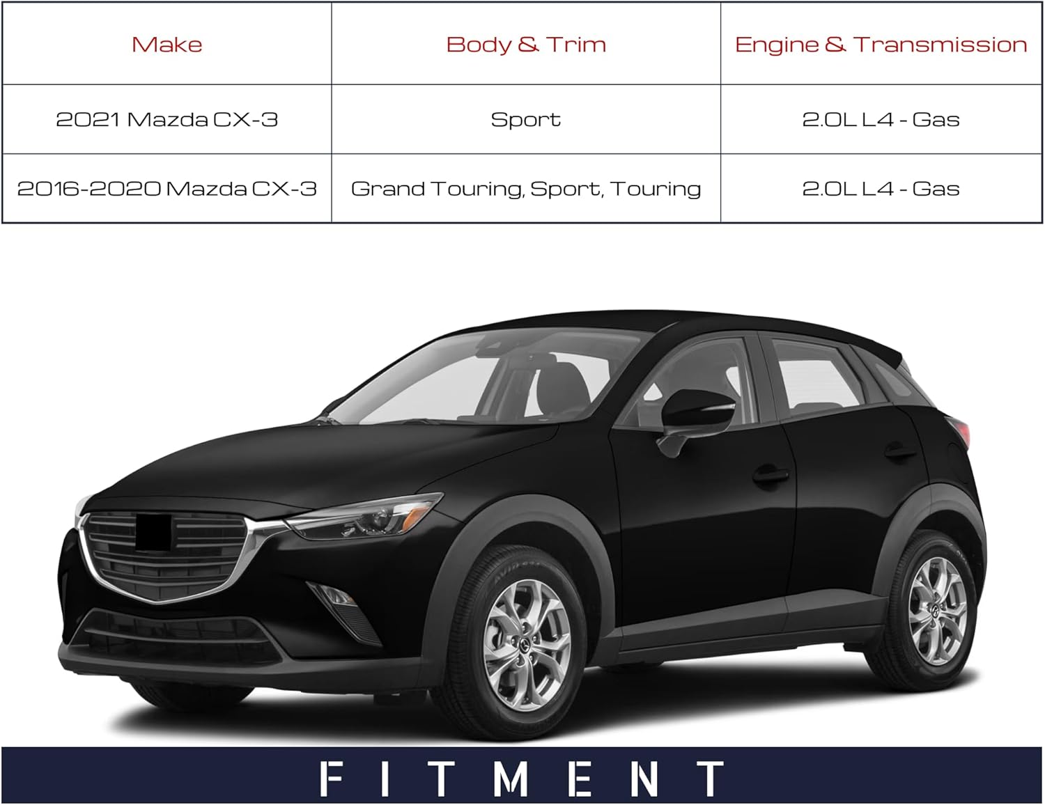 Spieg Reemplazo del espejo lateral del conductor para Mazda CX-3 2016-2021 Power Adj Indicador de señal de giro calefactable Manual Fold PTM