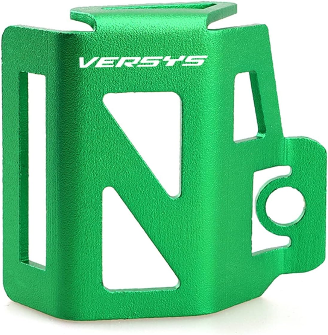 Protector de aluminio CNC para depósito de líquido trasero de motocicleta para Kawasaki versys x300 300 VERSYS300 VERSYS-X (color negro)