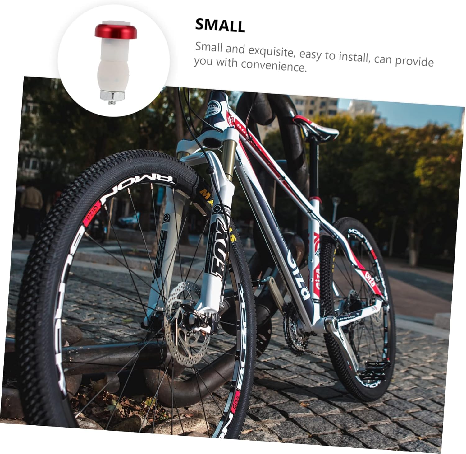 YARNOW 4 luces para manillar de bicicleta, luz de giro de seguridad, luz de giro para manillar de bicicleta, luz de señal de giro para bicicleta,