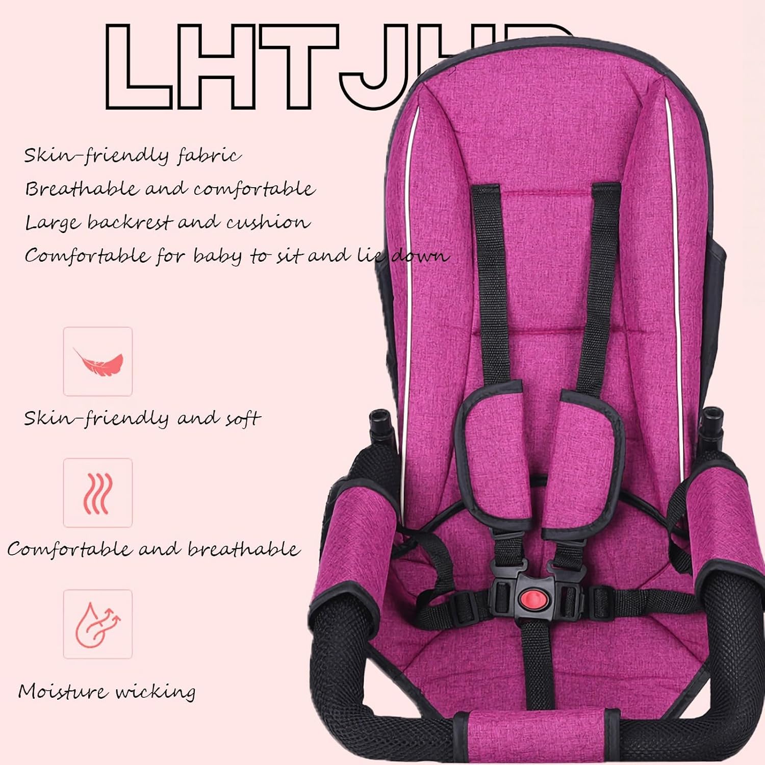 Triciclo para niños, triciclo para niños de 1 a 6 años, triciclo 4 en 1, triciclo plegable para niños con asa de empuje, toldo extraíble, asiento