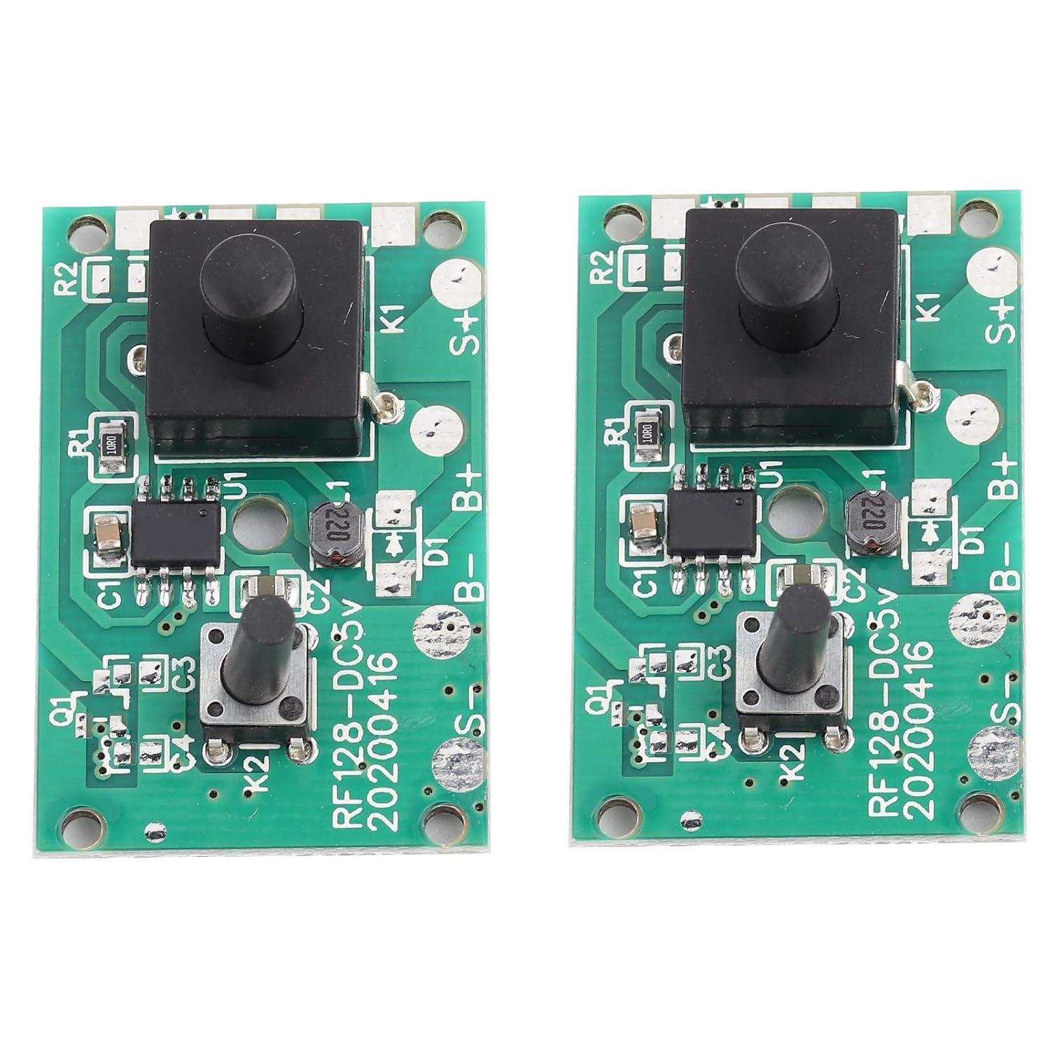 Oumefar Módulo controlador de cadena de lámpara solar, placa de circuito de 1.2 V con 8 modos y accesorios de luz de interruptor, corriente máxima