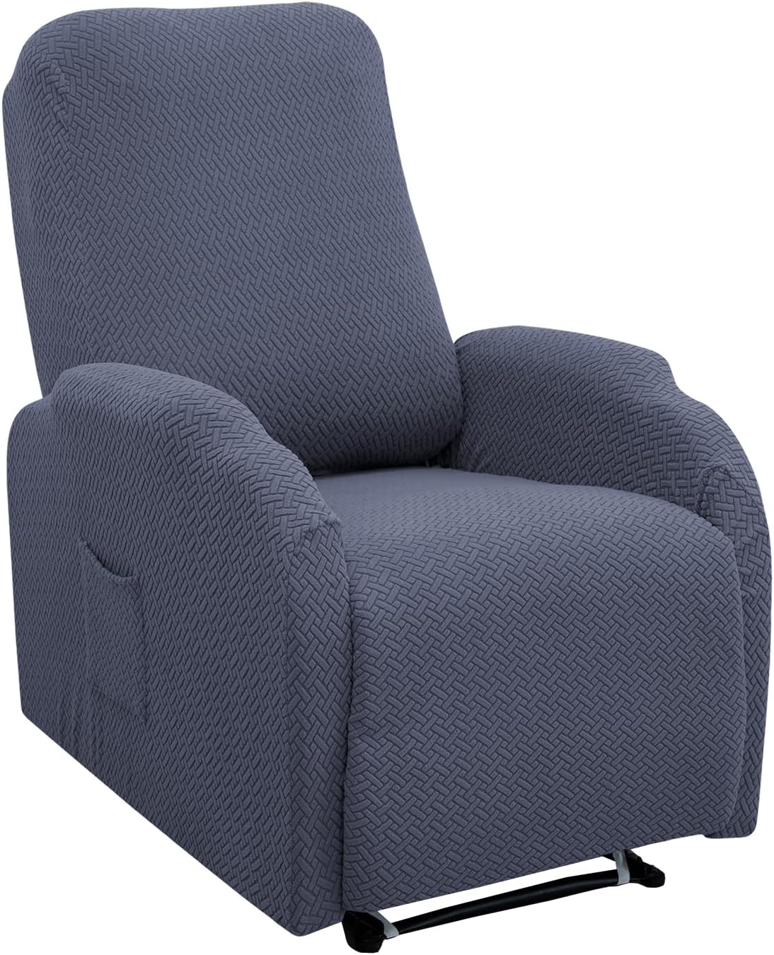 HAOYONG Funda para silla reclinable, 4 piezas, funda para sofá reclinable, funda de jacquard para 1 asiento, fundas para sofá reclinable Lazyboy,