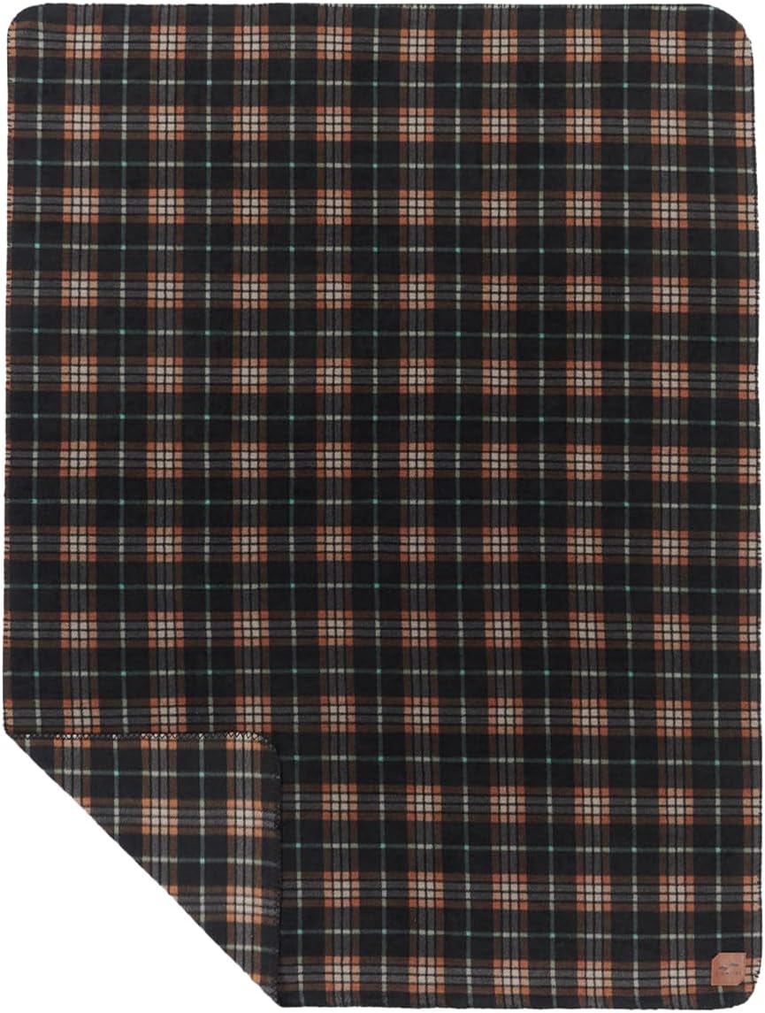 Slowtide Jensen – Manta de forro polar, 100% materiales reciclados, diseño reversible, de gran tamaño, 50 x 68 pulgadas