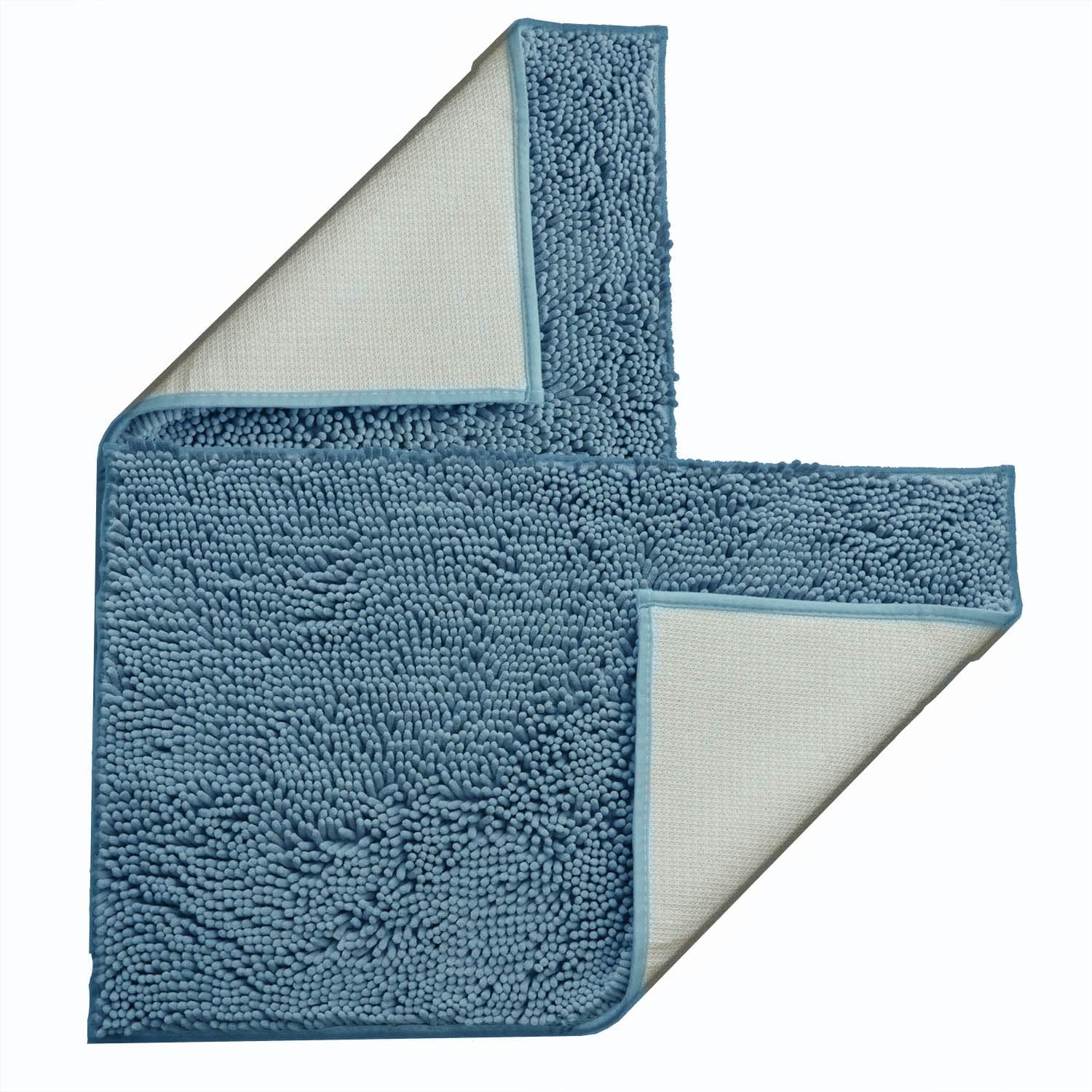 Yinzam Juego de 2 tapetes de baño, tapetes de baño dobles de lujo, antideslizantes, lavables a máquina, absorben el agua, de secado rápido, para