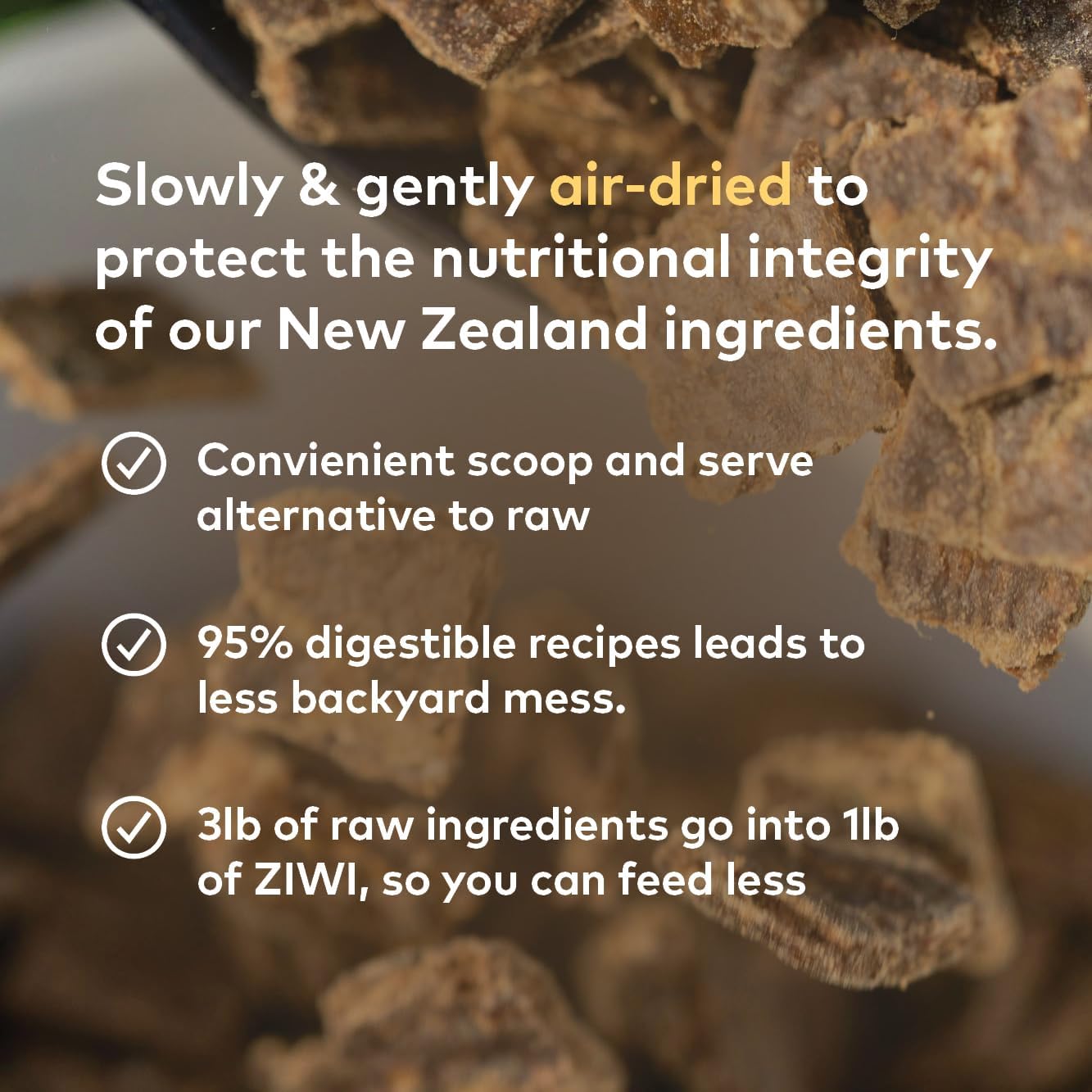 ZIWI Peak Alimento para gatos secado al aire, totalmente natural, alto en proteínas, sin granos e ingredientes limitados con superalimentos (carne