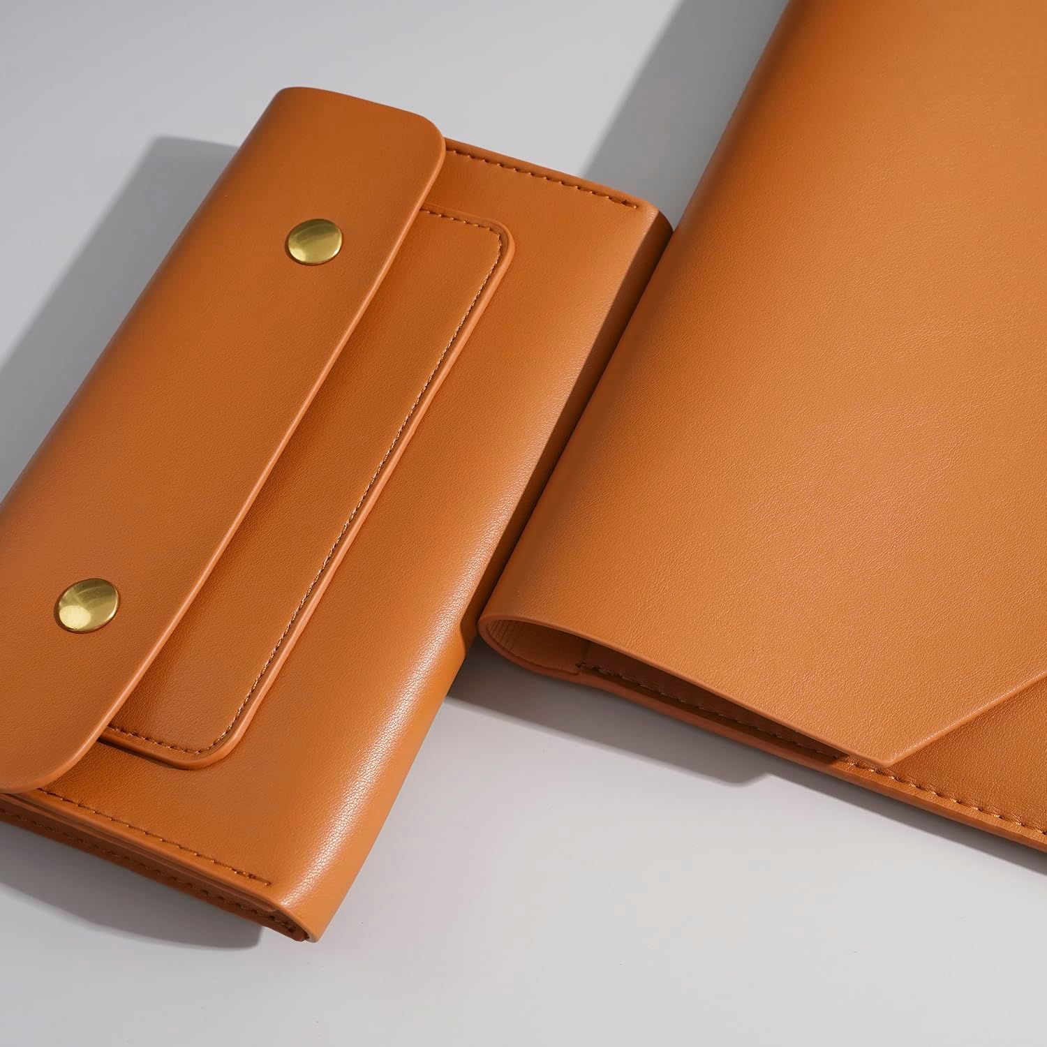 Benfan Funda de piel sintética para laptop compatible con MacBook Pro A2779 A2442 de 14 pulgadas, MacBook Pro Air 13, Surface Laptop 5 generación