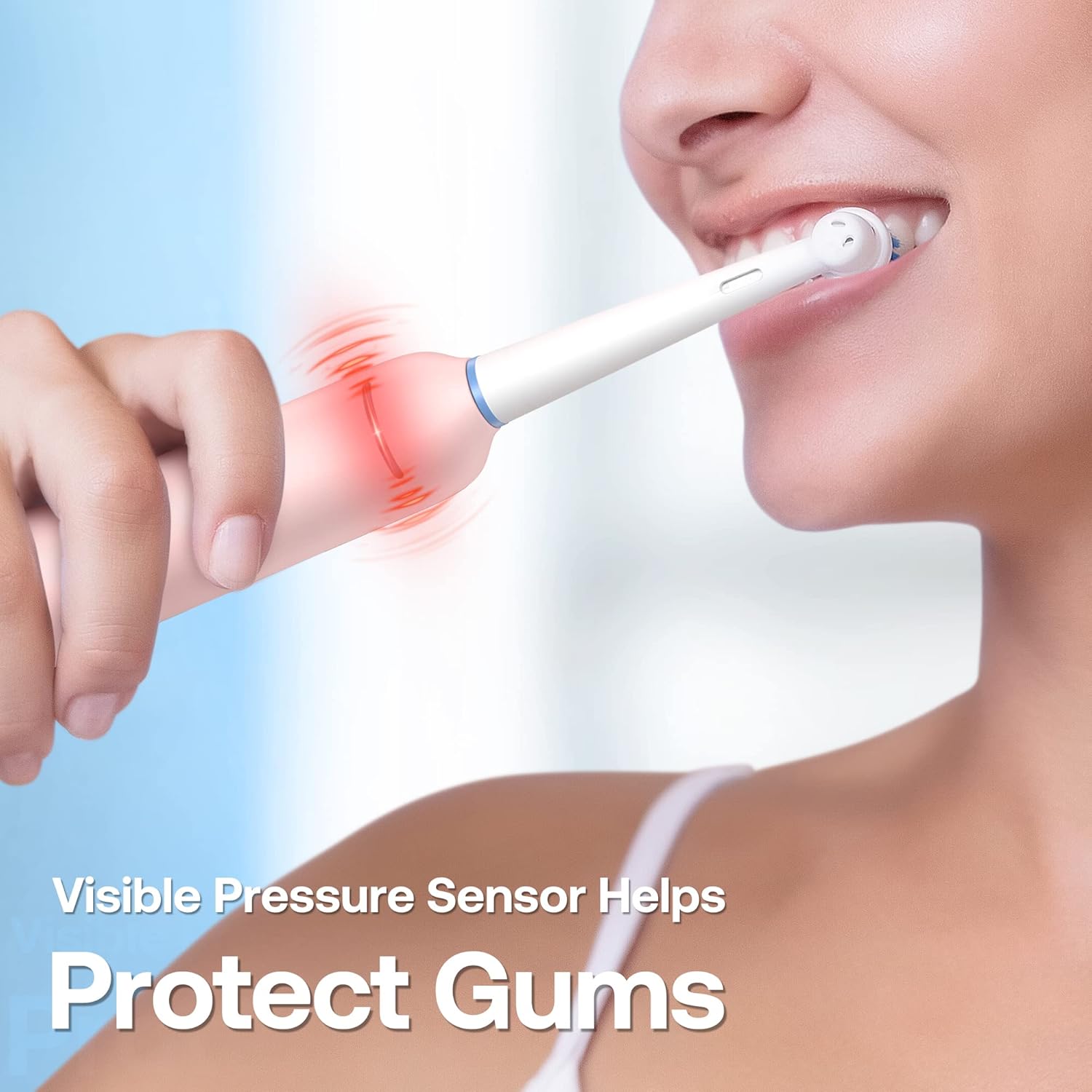 Bitvae Paquete de cepillos de dientes eléctricos ultrasónicos y giratorios para adultos y niños, cepillos de dientes recargables sónicos aceptados