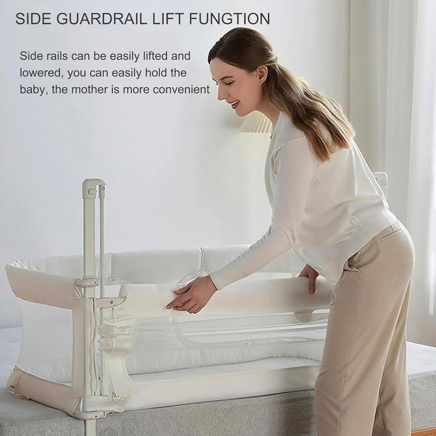 Cuna 3 en 1 para bebé, cuna de noche para bebé, para cama de bebé en cama, moisés de cama para bebé para que duerma, cuna de cama para bebé en la