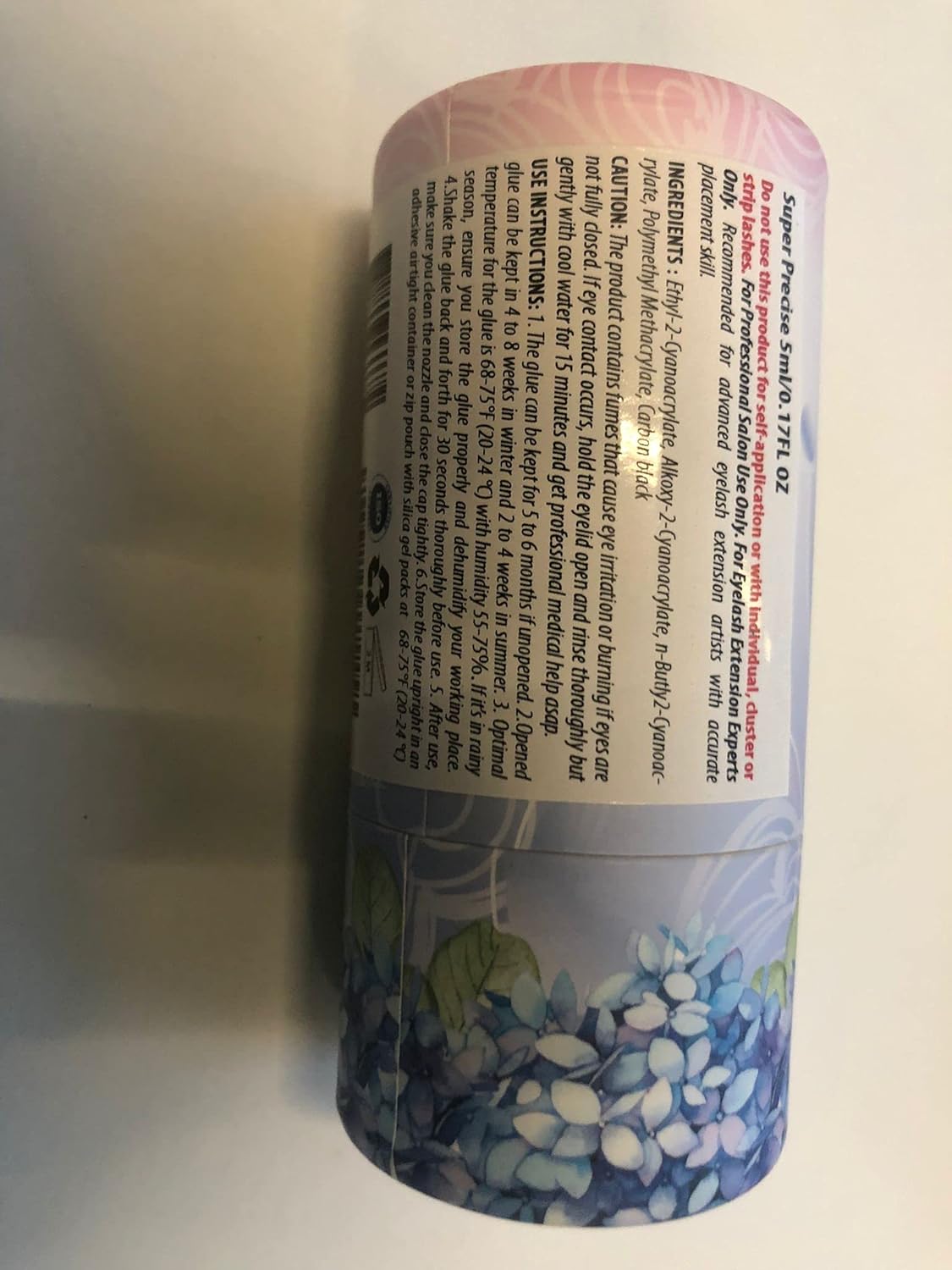 Lyon Lash Pegamento de extensión de pestañas súper preciso de 0.2 fl oz, tiempo de secado de 1 a 2 segundos, retención de 6 a 7 semanas, suministros