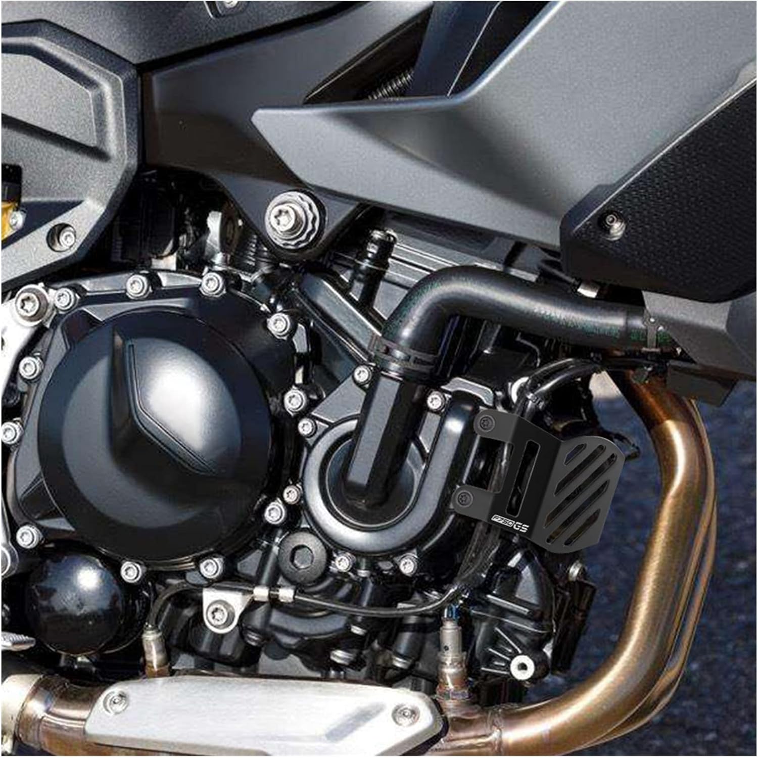 Motorcycle Aluminum Horn Cover Guard Trumpet Protector for BMW F750GS F850GS 2018-2021 F 850 GS Adventure 2019 2020 2021 Anti-Fall Frame Sliders