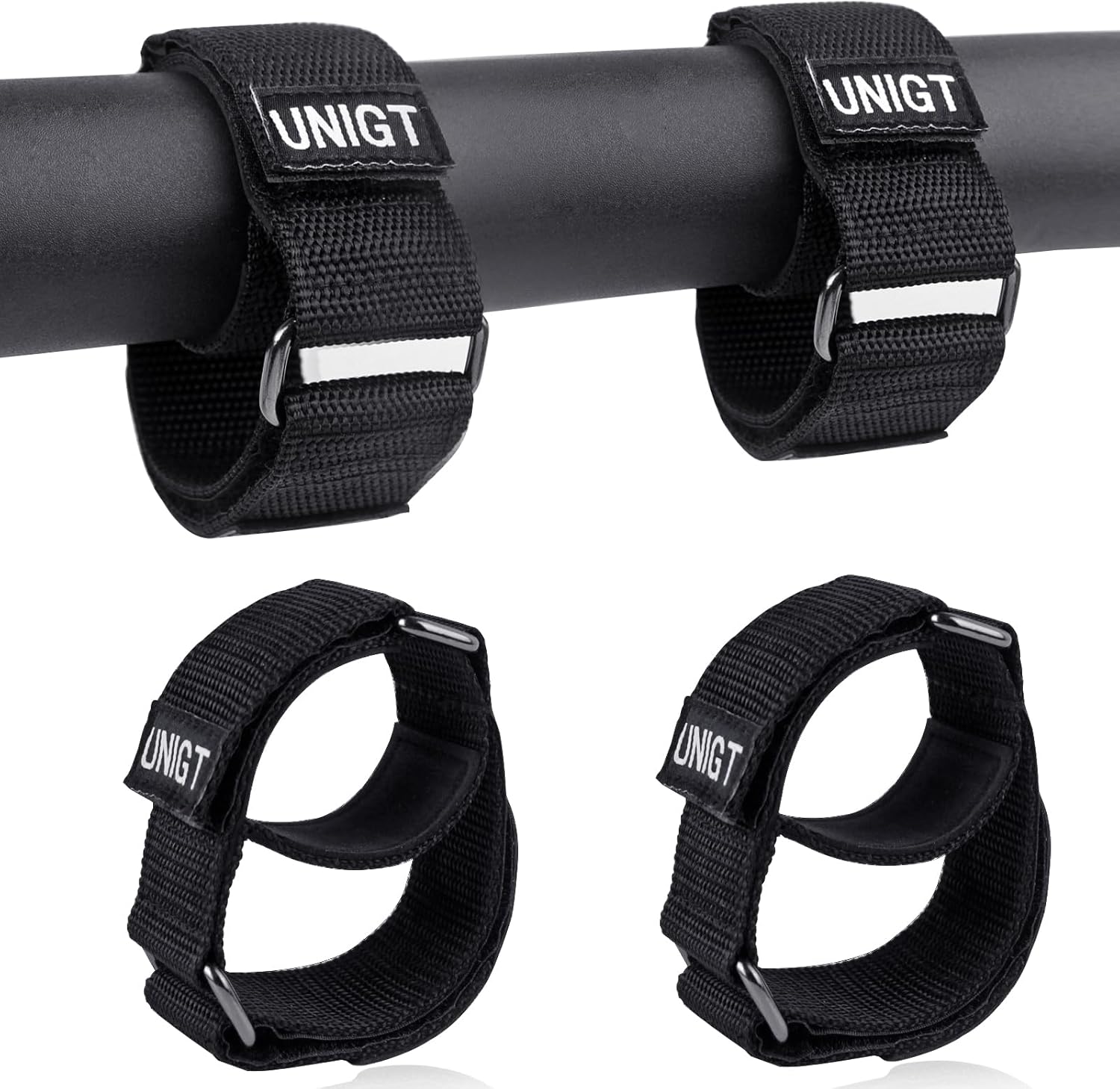 Title UNIGT – Paquete de 4 portaequipajes UTV para soporte de herramientas de pala, se adapta a 1.5-2.0 pulgadas, compatible con Polaris Ranger RZR,
