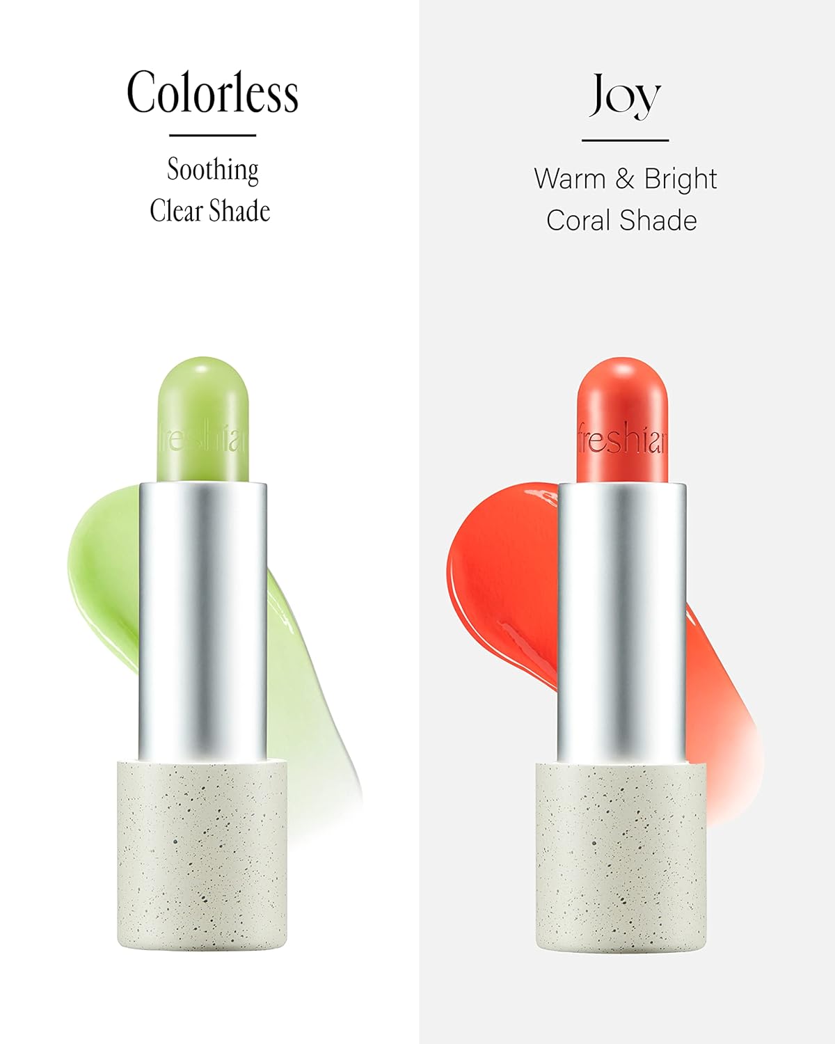 Freshian Sensual – Bálsamo labial vegano (Calmness + Terness, 0.12 onzas, paquete de 2)  Hidratar labios secos, agrietados y agrietados. Manteca de