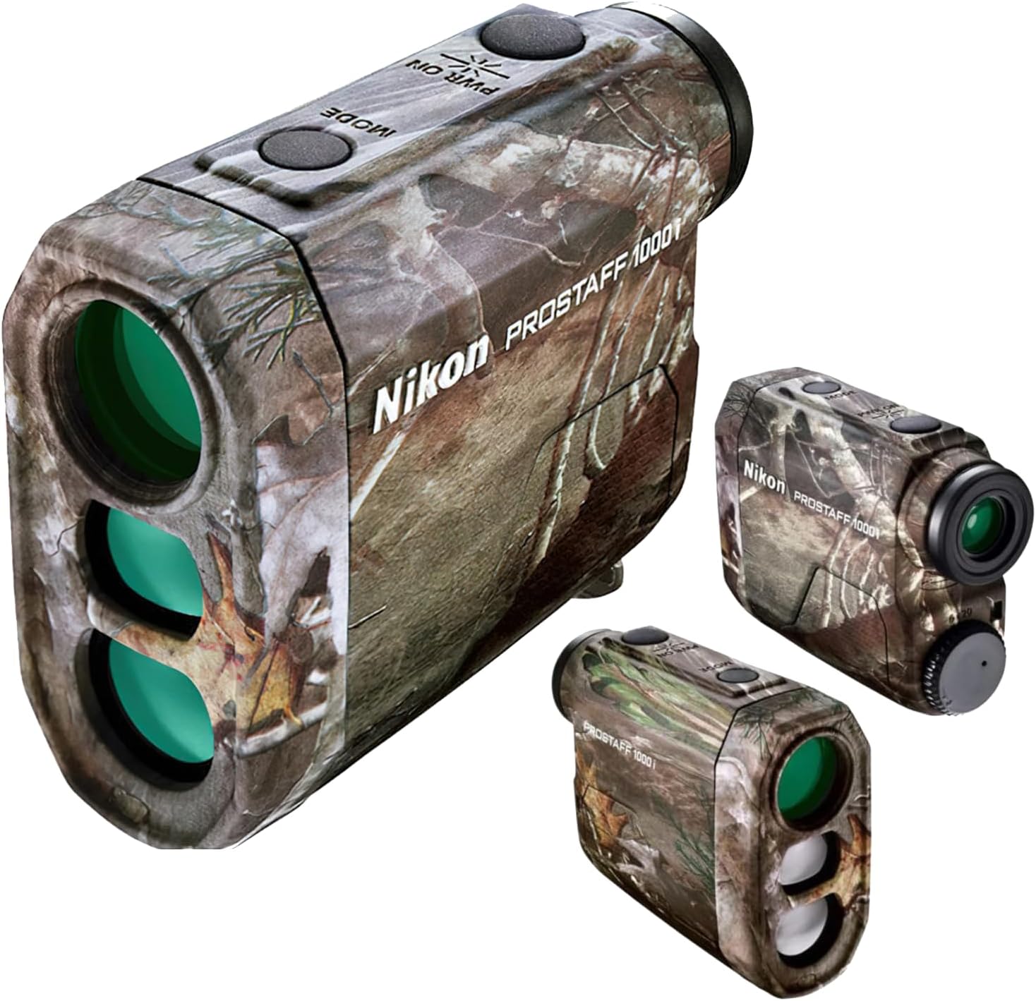 Nikon Telémetro láser PROSTAFF 1000i TrueTimber Kanati – Camo con paquete Wearable4U