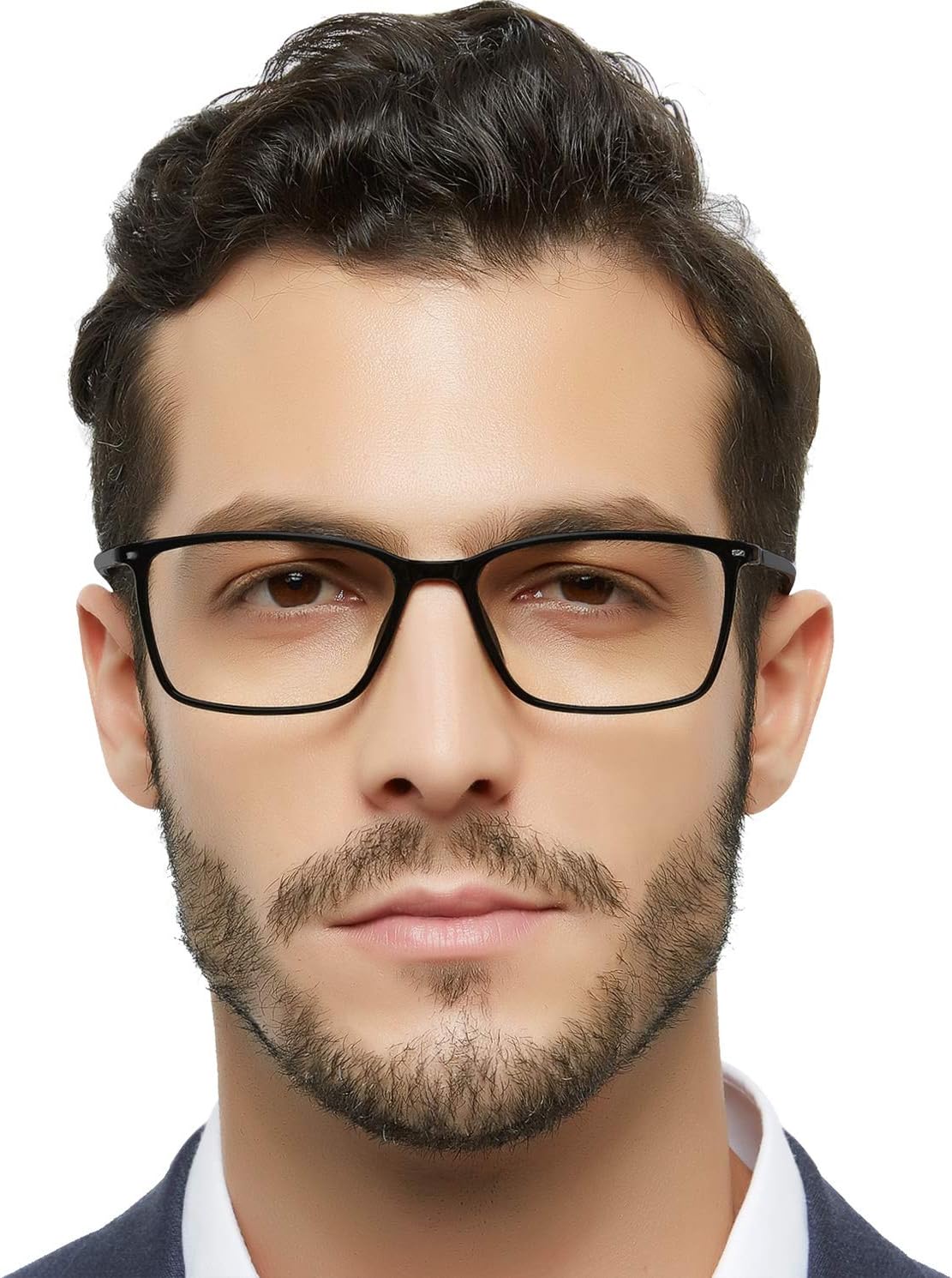 MARE AZZURO Gafas de lectura para hombre 6.0 elegantes y duraderas para lectores 6.0 x 6.00 para hombre 600