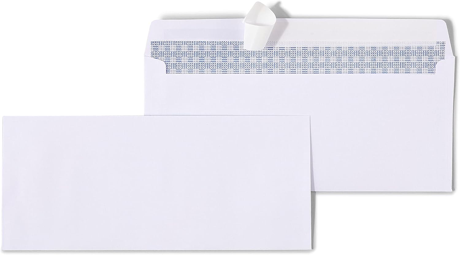Staples EasyClose – Sobres de seguridad tintados #10 para negocios, 4 18 pulgadas x 9 12 pulgadas, blanco, 300cartón (ST50308-CCVS)