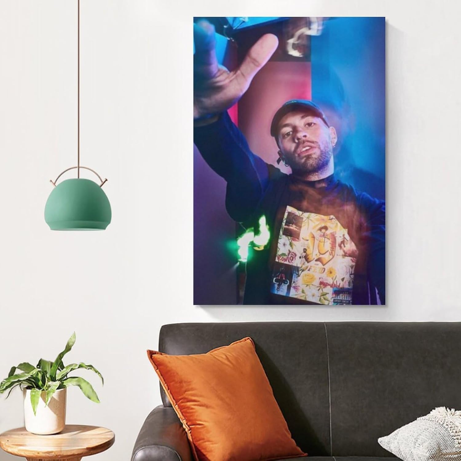 DAXXIN Feid – Póster de lienzo decorativo para pared, sala de estar, dormitorio, decoración, regalo, sin marco, estilo 20 x 30 pulgadas (19.7 x 29.5