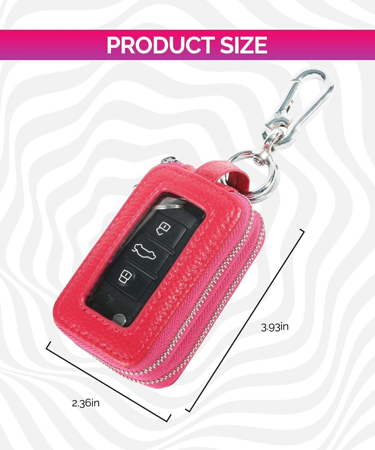 Funda para llavero, soporte de cuero para llavero, funda para llave inteligente, funda de llavero para control remoto, accesorios de automóvil,