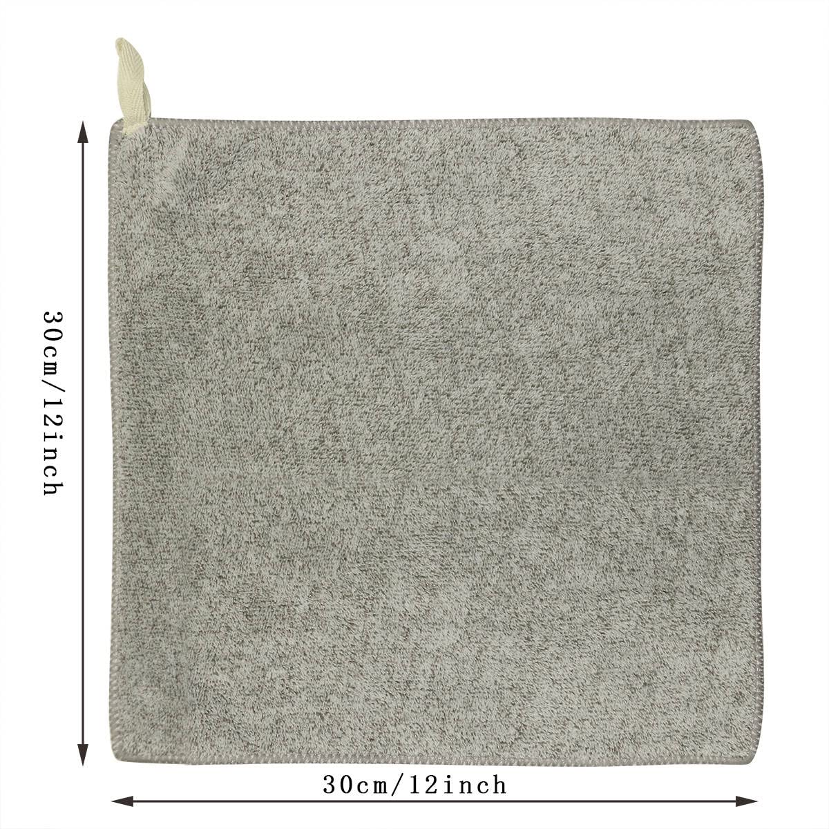 KLNYOO Paños faciales de microfibra para cara, ojos, labios de secado rápido, reutilizables, ultra suaves, paños desmaquillantes para baño, 12 x 12