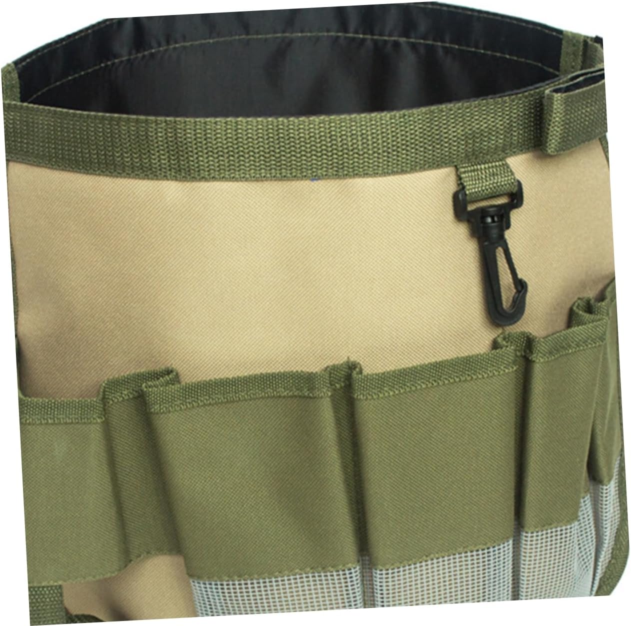 Happyyami 1 bolsa de herramientas de jardín, bolsa de cubo de jardín, bolsa de almacenamiento plegable, bolsa de almacenamiento ajustable para