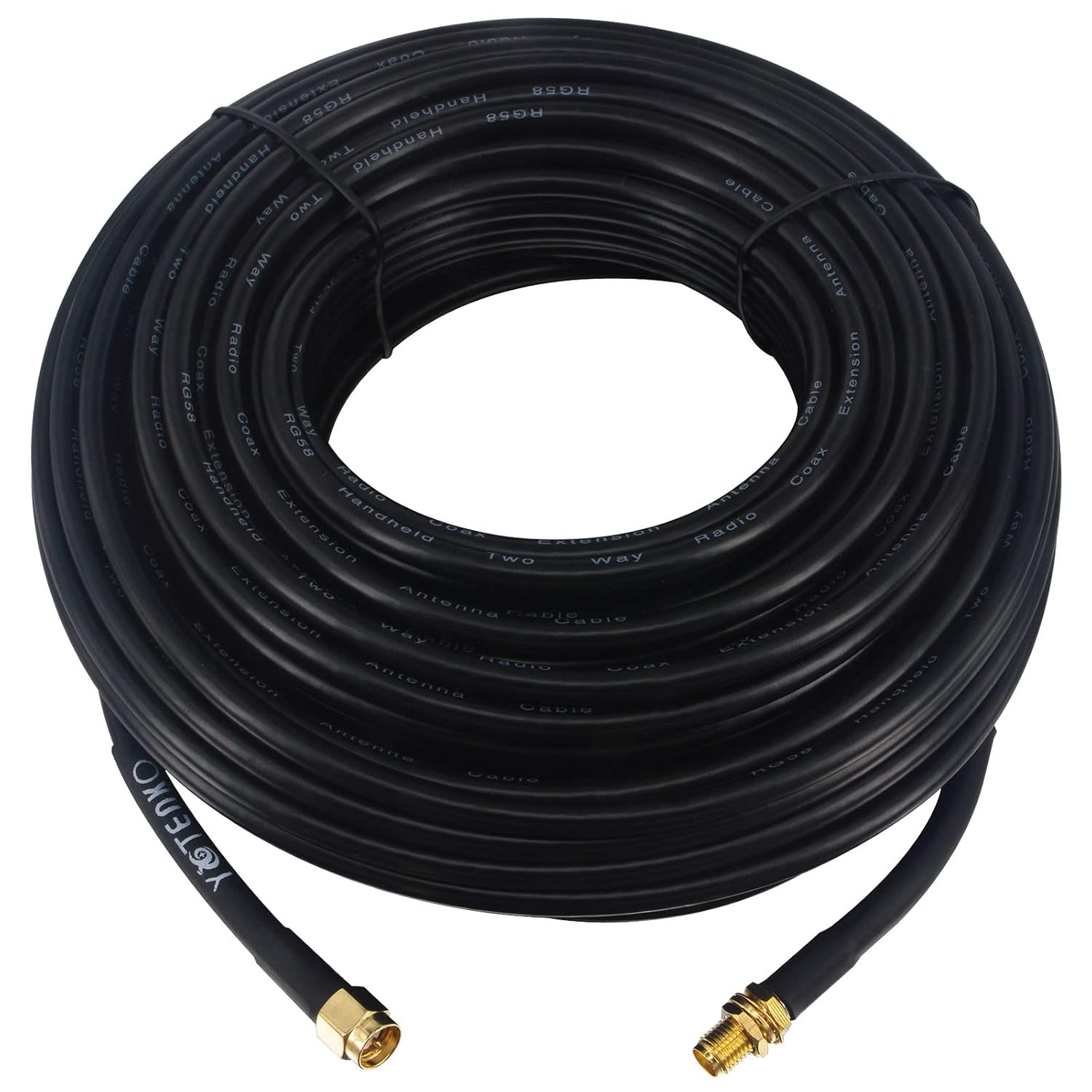 Cable de extensión de antena SMA  65.6 ft (65.6 pies), cable coaxial RG58 SMA macho a SMA hembra RF Cable de baja pérdida para 3G 4G LTE Router
