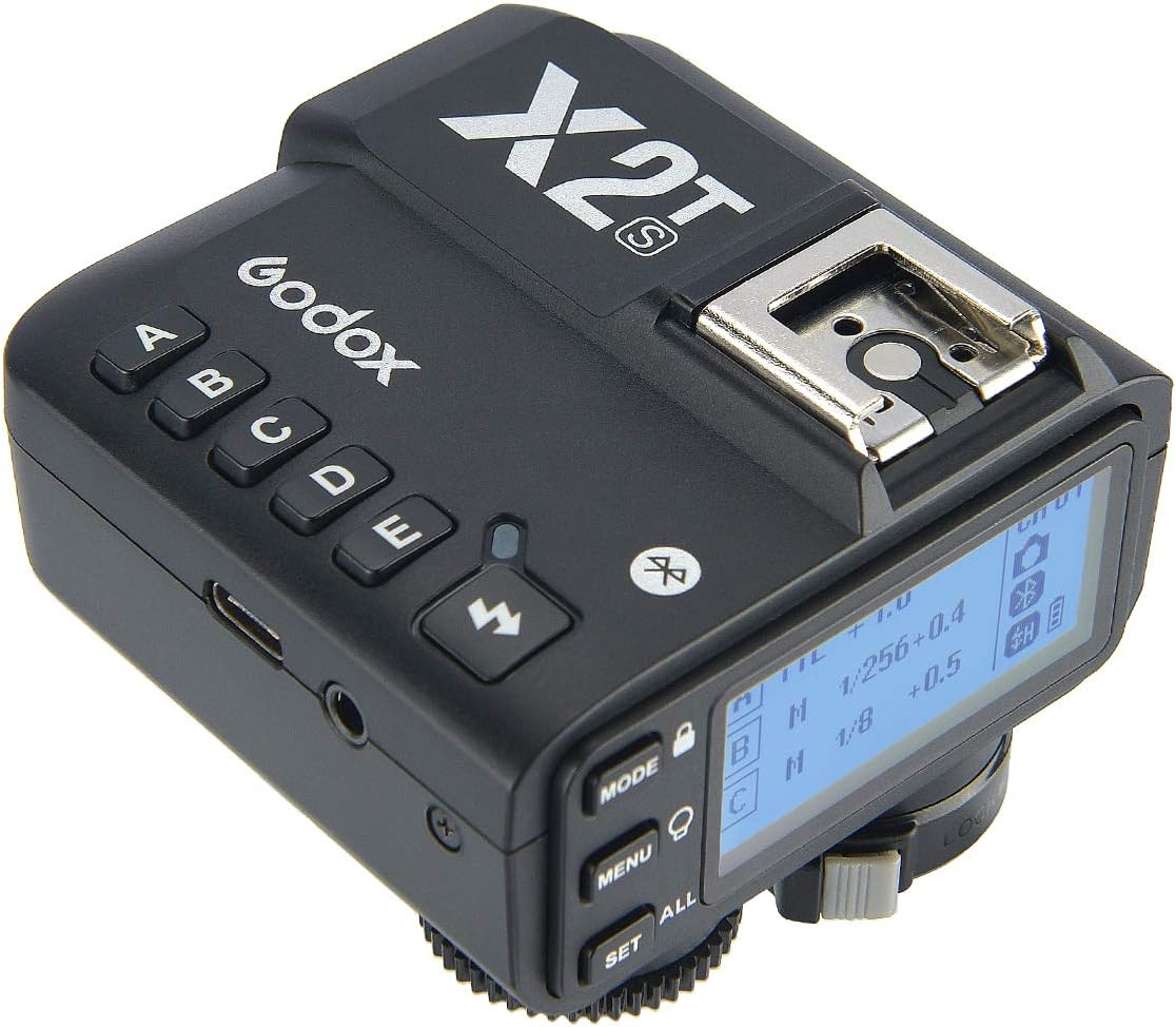 Godox Disparador de flash inalámbrico X2T-S TTL para conexión Bluetooth Sony, compatible con contoller de aplicaciones iOSAndroid, HSS 18000s,