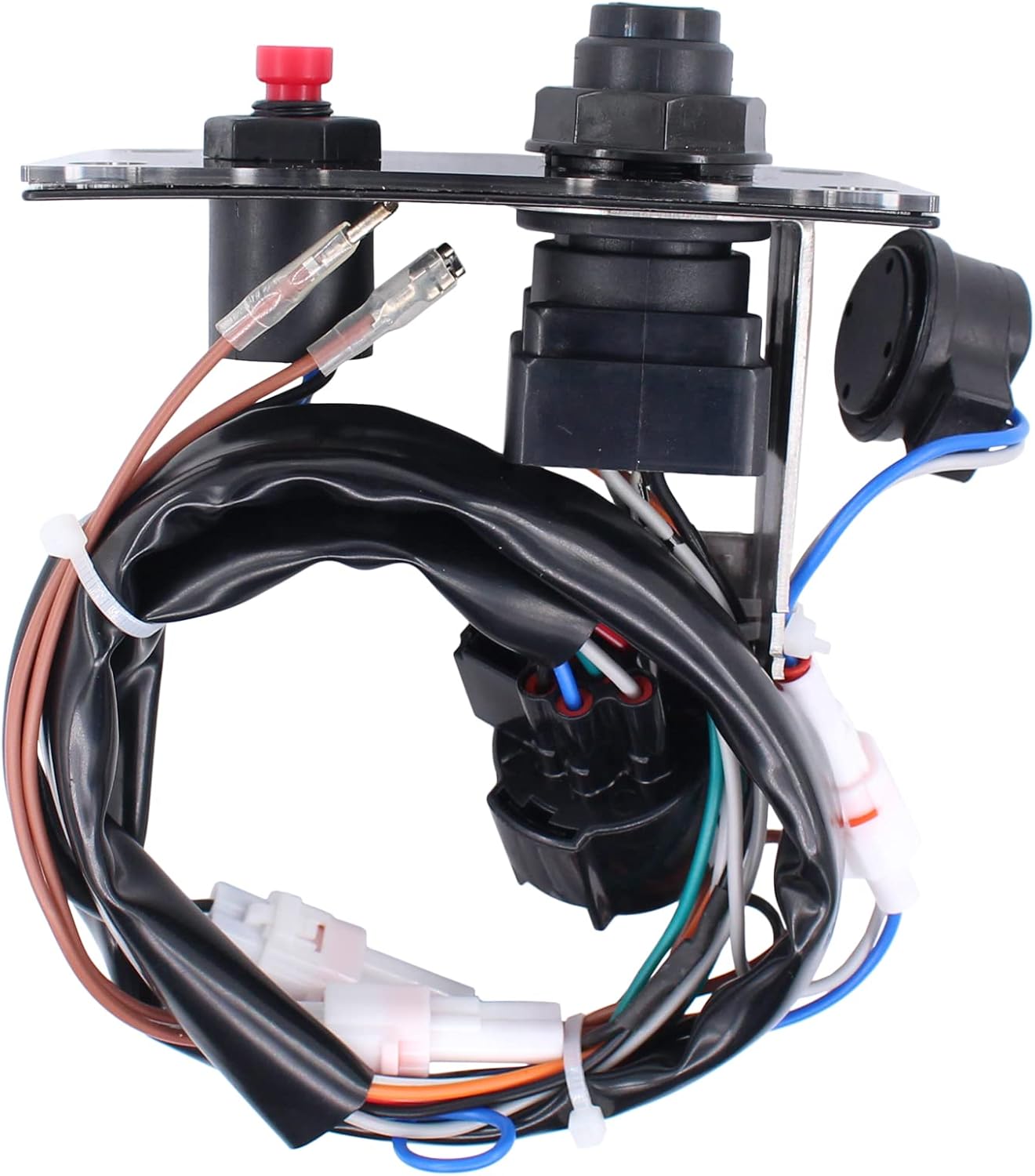 ApplianPar Panel de interruptor de encendido único superior fuera de borda con llave 37100-96J24 37100-96J27 para Suzuki