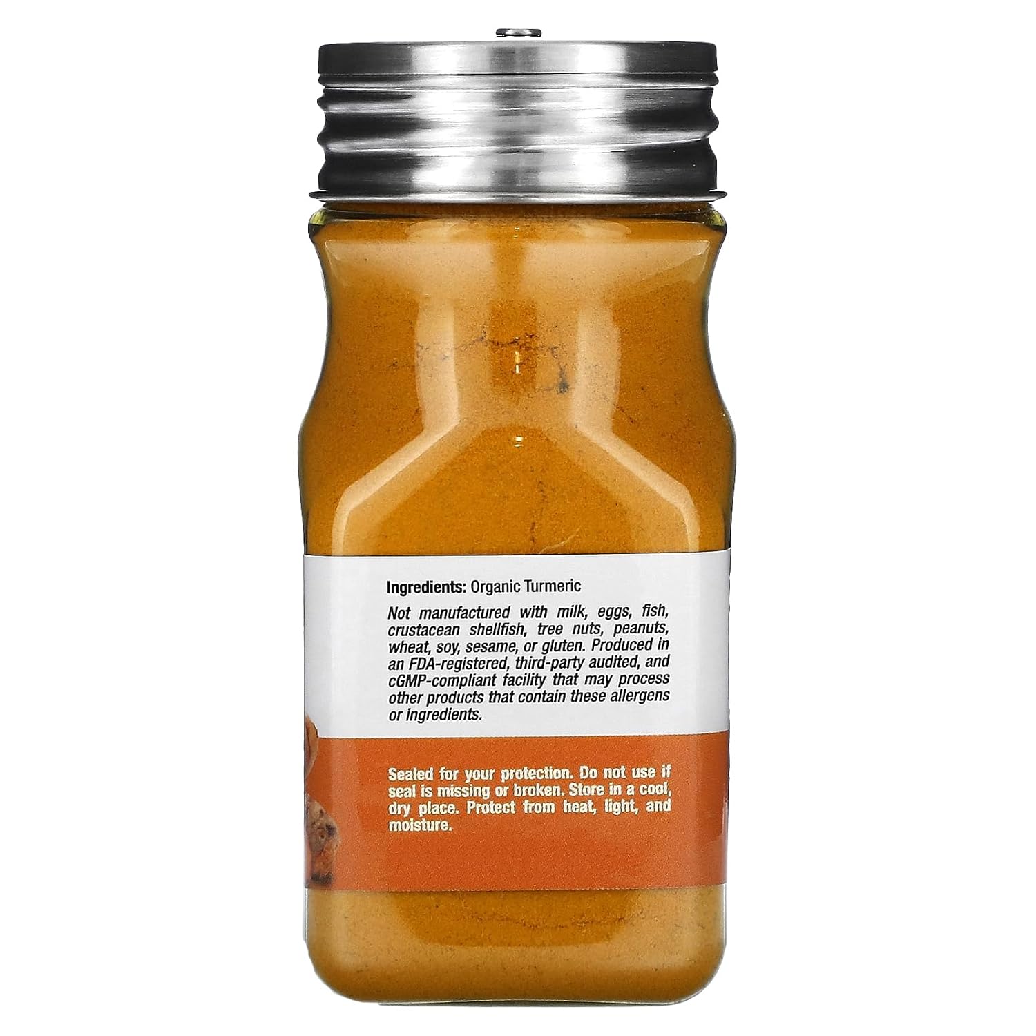 California Gold Nutrition Alimentos, Cúrcuma orgánica, Molida, 2.9 oz (82 g)