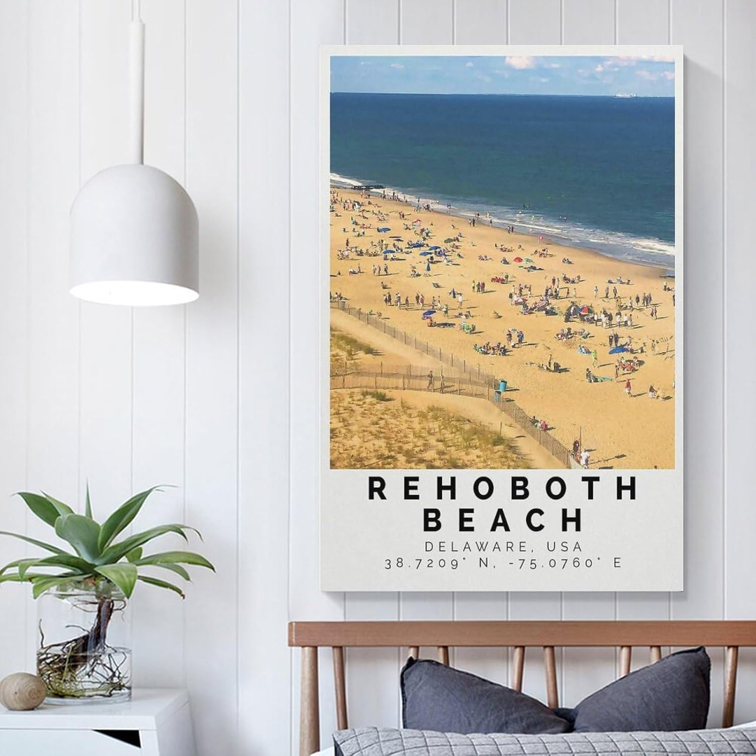 Strand Poster Bunter Druck, Strand Wandkunst, Strand Foto Dekor, Poster for Room Aesthetics Canvas Wall Art Poster And Print Unframe-style
