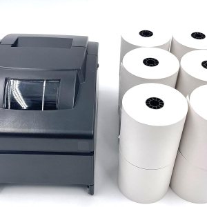 New Star SP742ME – Impresora de cocina Ethernet para trébol (39336532) y paquete de rollos de papel de 12 x 3 x 165 pies New Star SP742ME – Impresora de cocina Ethernet para trébol (39336532) y paquete de rollos de papel de 12 x 3 x 165 pies