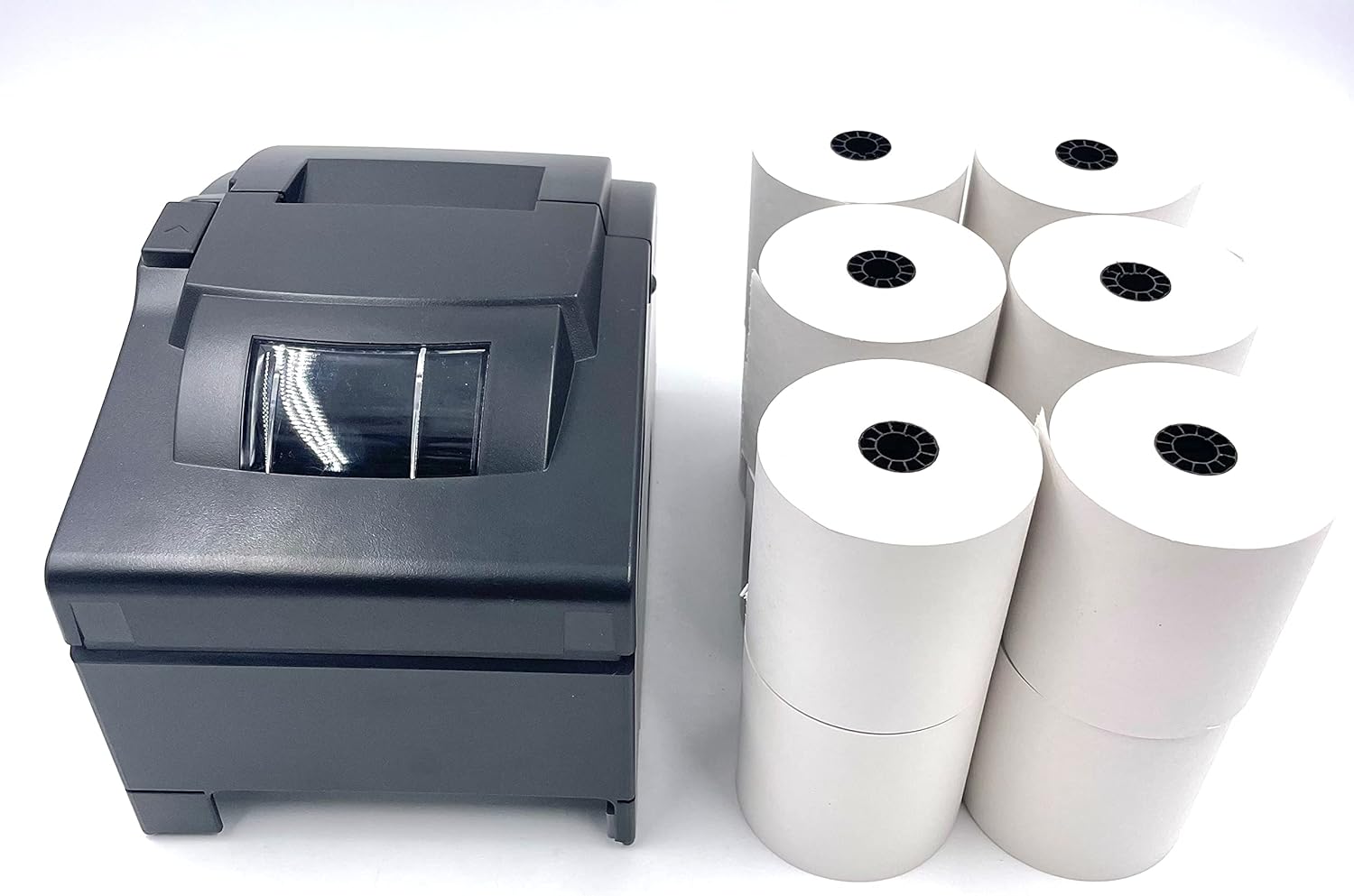 New Star SP742ME – Impresora de cocina Ethernet para trébol (39336532) y paquete de rollos de papel de 12 x 3 x 165 pies