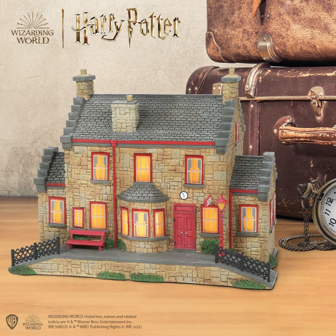 Department 56 Harry Potter Village Hogsmeade Station – Edificio iluminado, 7 pulgadas, multicolor