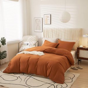 VClife juego de funda de edredón de algodón de tamaño king, con patrón floral, ropa de cama ultrasuave y ligera, para niños, adolescentes y adultos VClife juego de funda de edredón de algodón de tamaño king, con patrón floral, ropa de cama ultrasuave y ligera, para niños, adolescentes y adultos