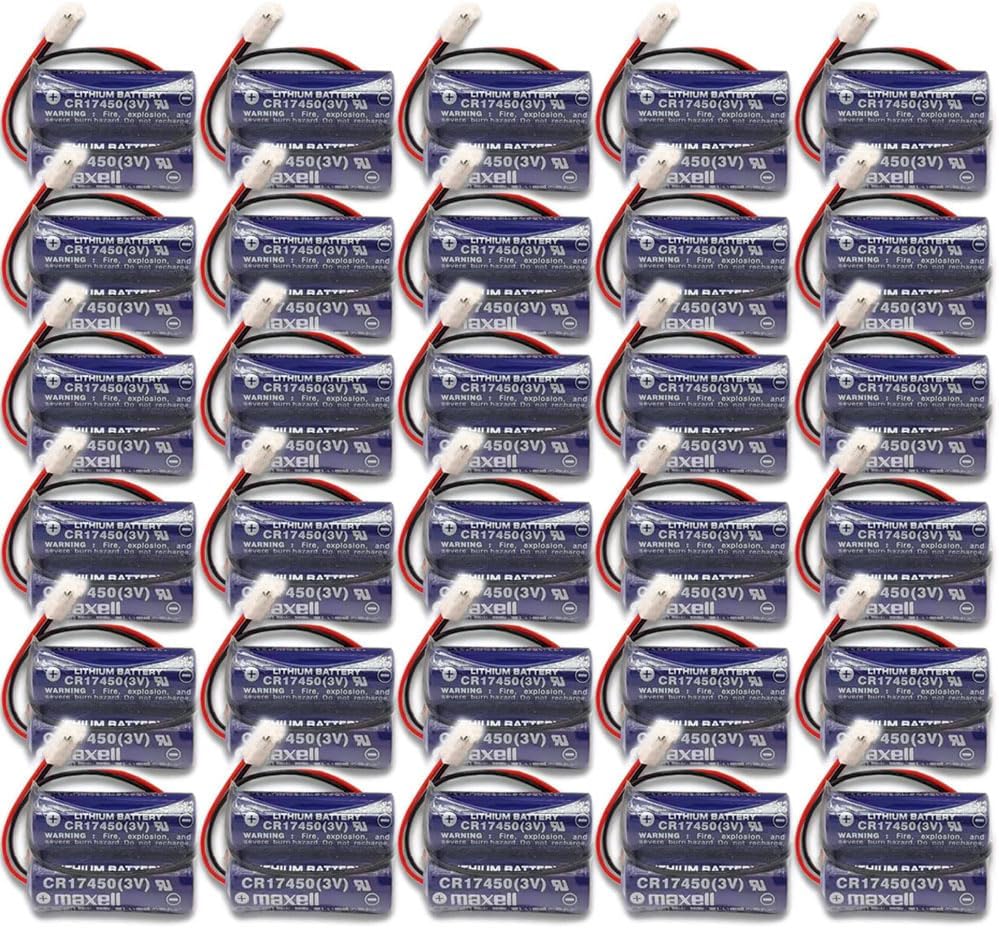XIAOXX (30 unidades) 2CR17450-2WK27  D80UB016170 3V 2600mAh Batería para Mazak 2CR17450 3V Batería