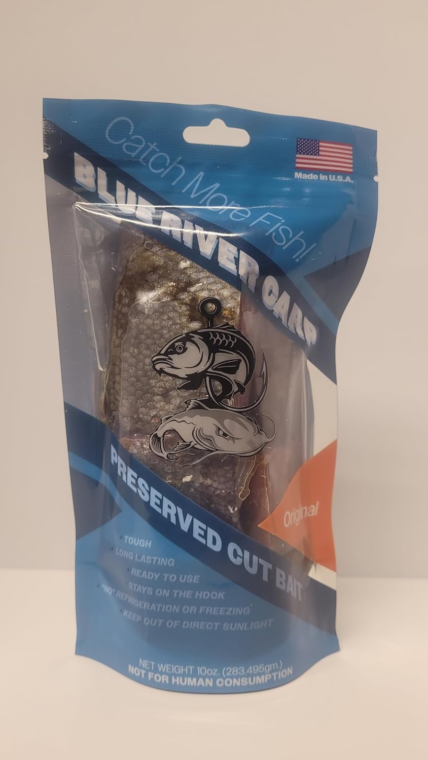 Trozos de sabor originalliso  Aproximadamente 2 pulgadas de ancho x 3 pulgadas de largo para cebo de bagre en un paquete de 10 onzas  Cebo de corte